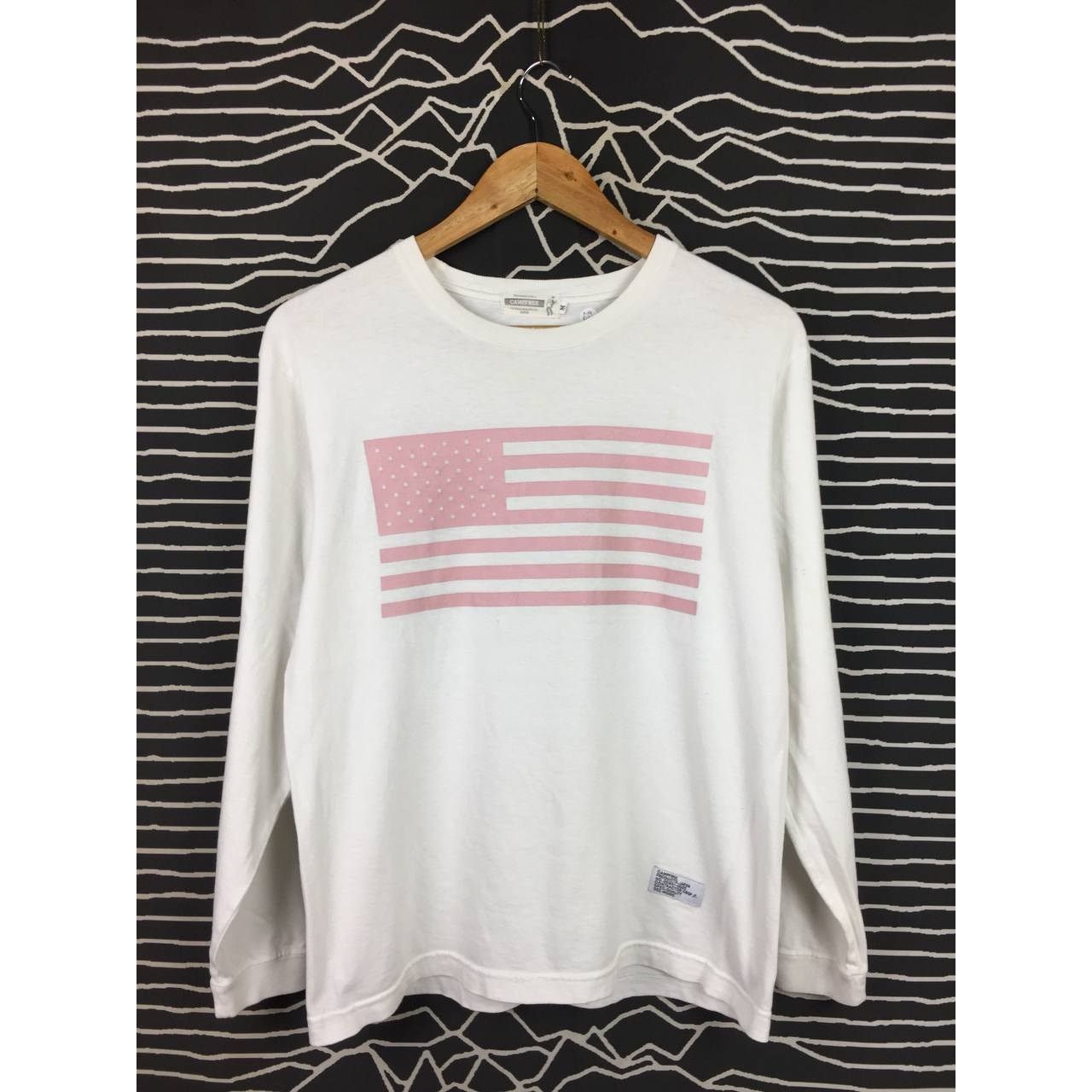 Japanese Brand Campfree Japanese Brand Flag Graphic Long Sleeve Tee Size US M / EU 48-50 / 2 - 1 Thumbnail