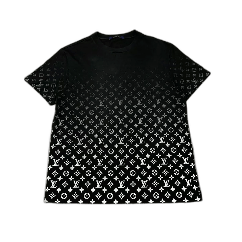 Louis Vuitton LV Black Gradient Short Sleeve T-Shirt-yf Size US M / EU 48-50 / 2 - 1 Thumbnail
