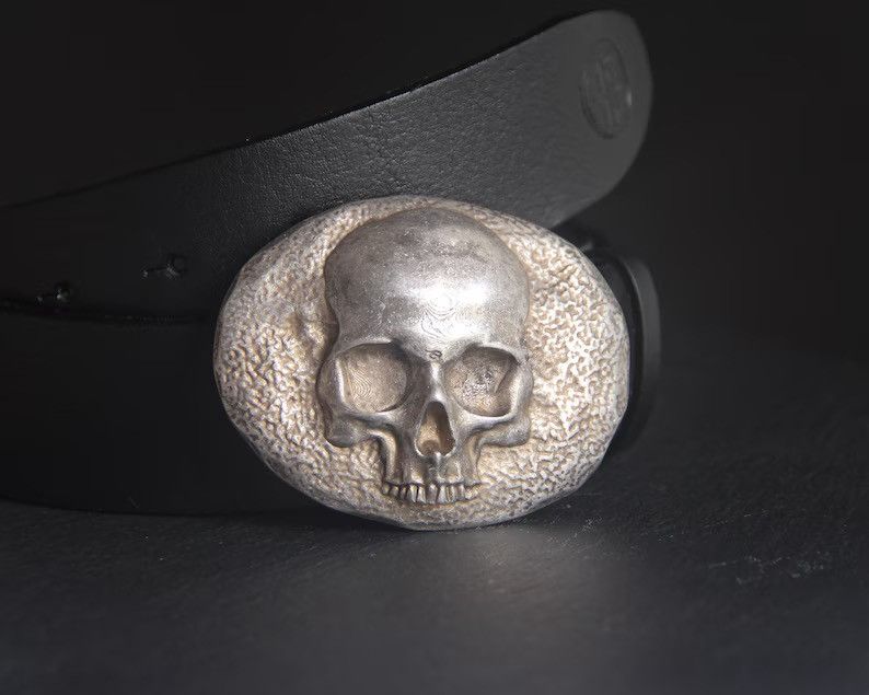 Other Handmade Skull Trophy Belt Buckle for 1.5'' Leather Belt Size ONE SIZE - 1 Thumbnail