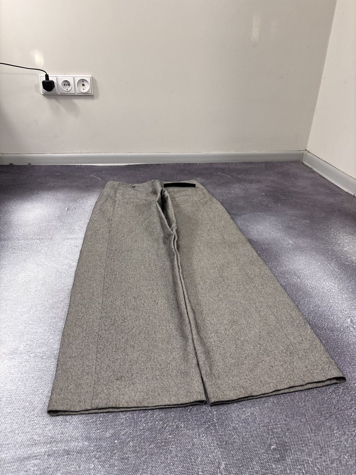 Annette Gortz Annette Gortz Women’s Wool Ramie Wide Leg Pants Trousers Size 27" / US 4 / IT 40 - 13 Thumbnail