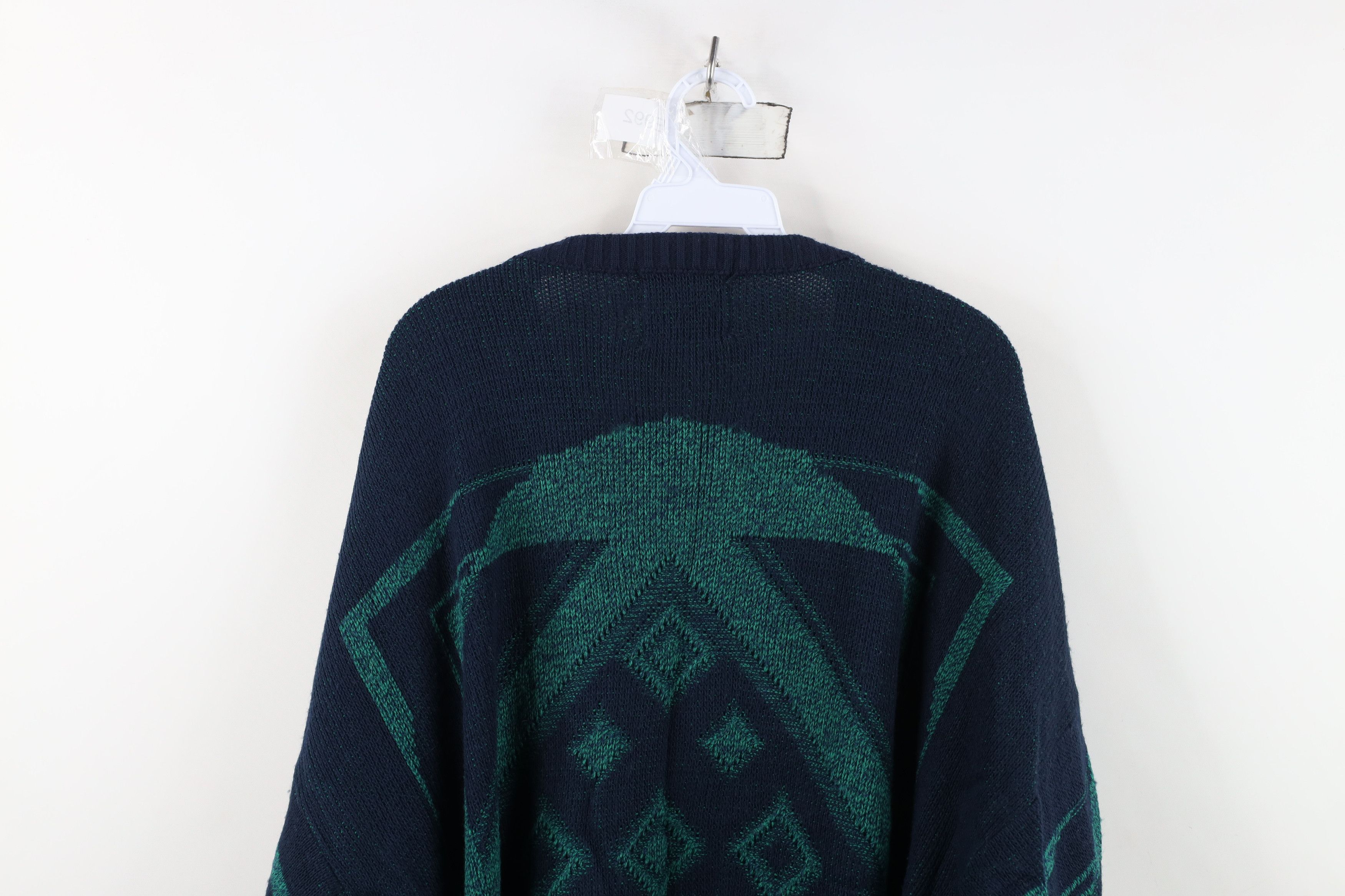 Vintage Vintage 90s Streetwear Southwestern Geometric Sweater USA Size US XXL / EU 58 / 5 - 11 Thumbnail