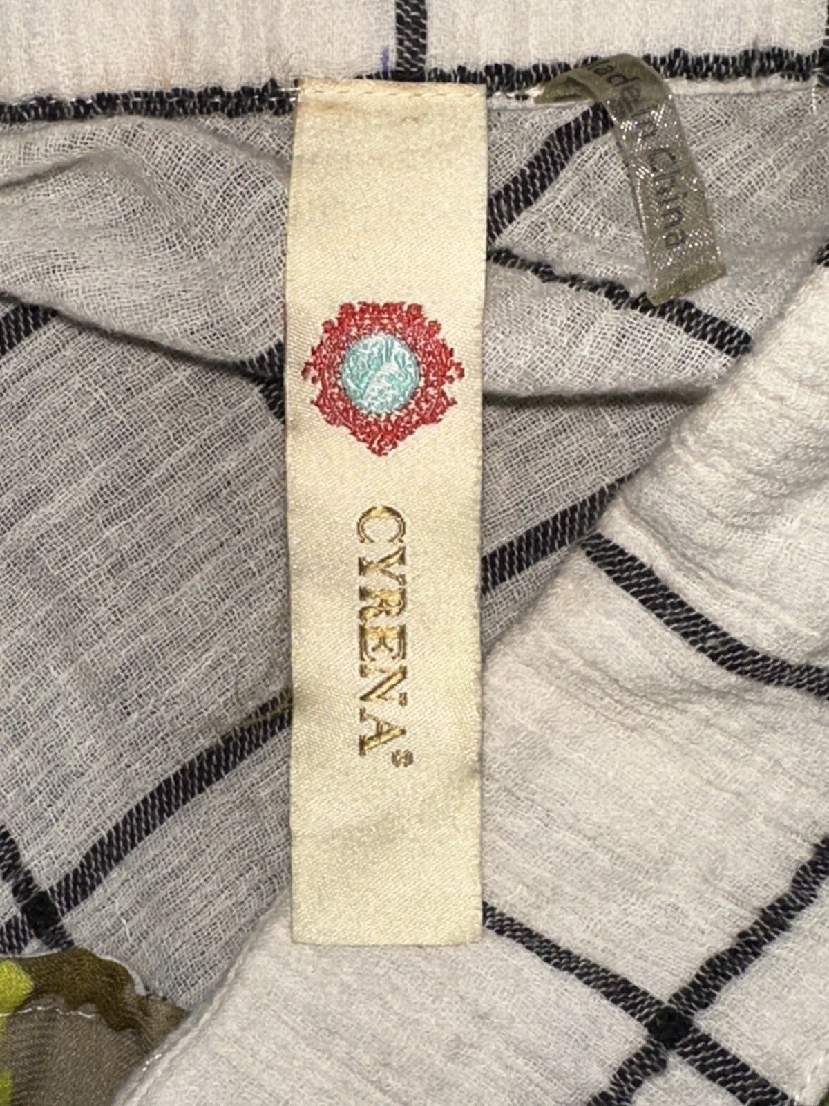 Anthropologie Cyrena Anthropologie Linen Blend Boho Festival Shirt Dress Size L / US 10 / IT 46 - 9 Thumbnail