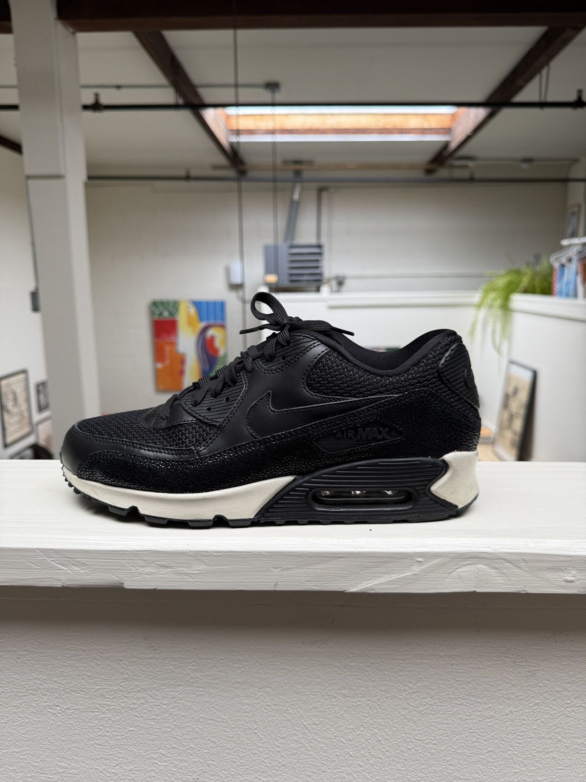 Nike Nike Air Max 90 Black Croc Size US 10.5 / EU 43-44 - 1 Thumbnail