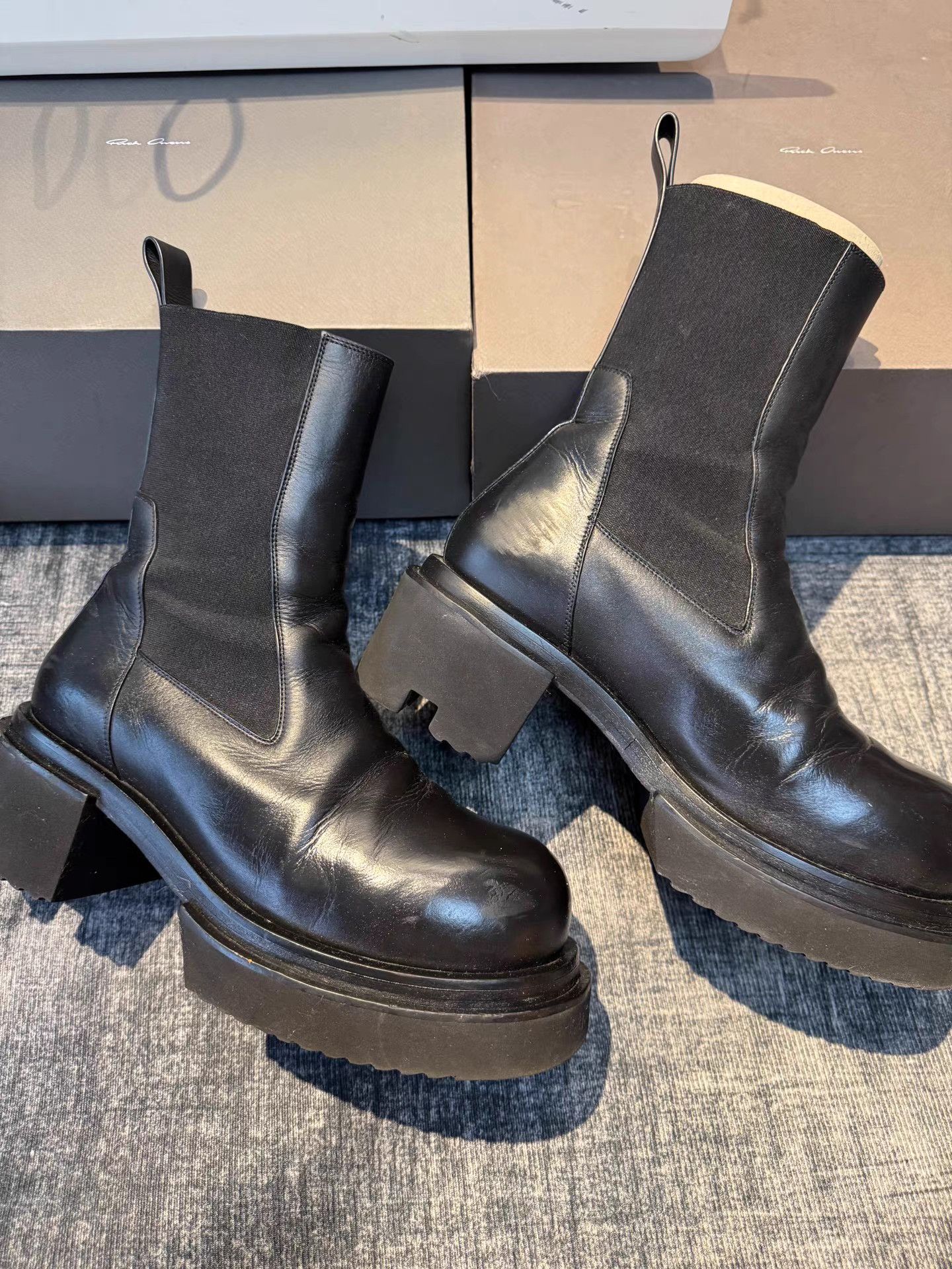 Rick Owens Rick Owens Beatle Ballast Bogun Boots Size US 9 / EU 42 - 2 Thumbnail