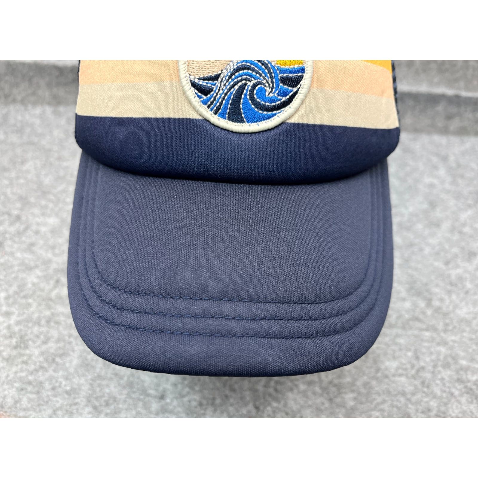 Rip Curl Rip Curl Hat Snap Back Adult Blue Orange Polyester Blend Patch Trucker Size ONE SIZE - 3 Thumbnail