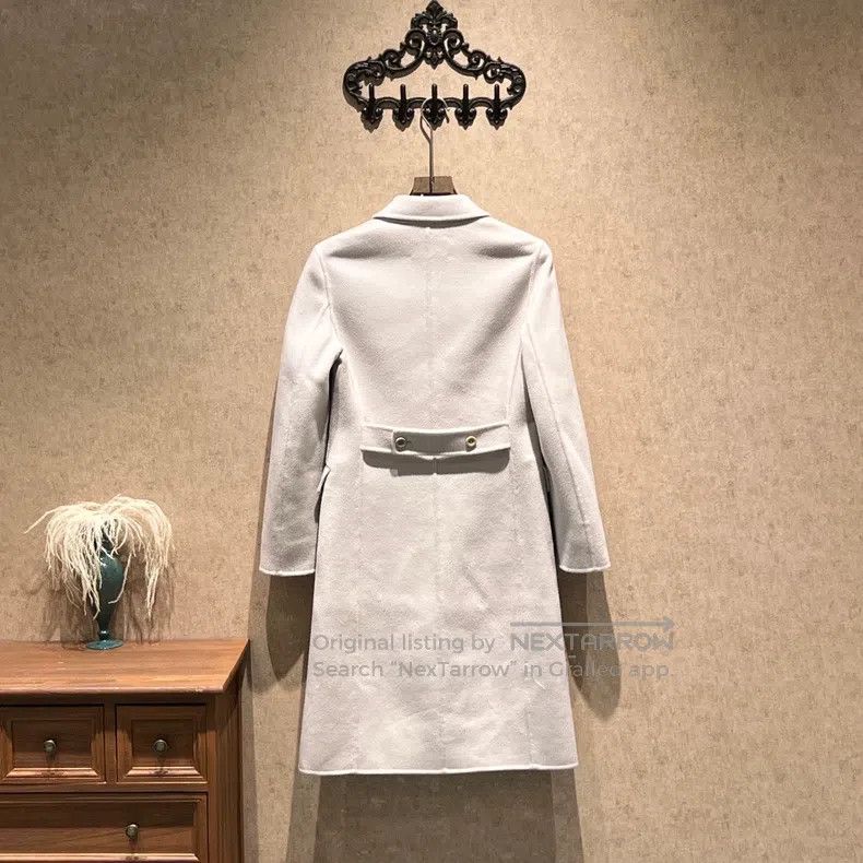 Loro Piana Loro Piana Ivory Long Cashmere Overcoat Size XS / US 0-2 / IT 36-38 - 2 Thumbnail