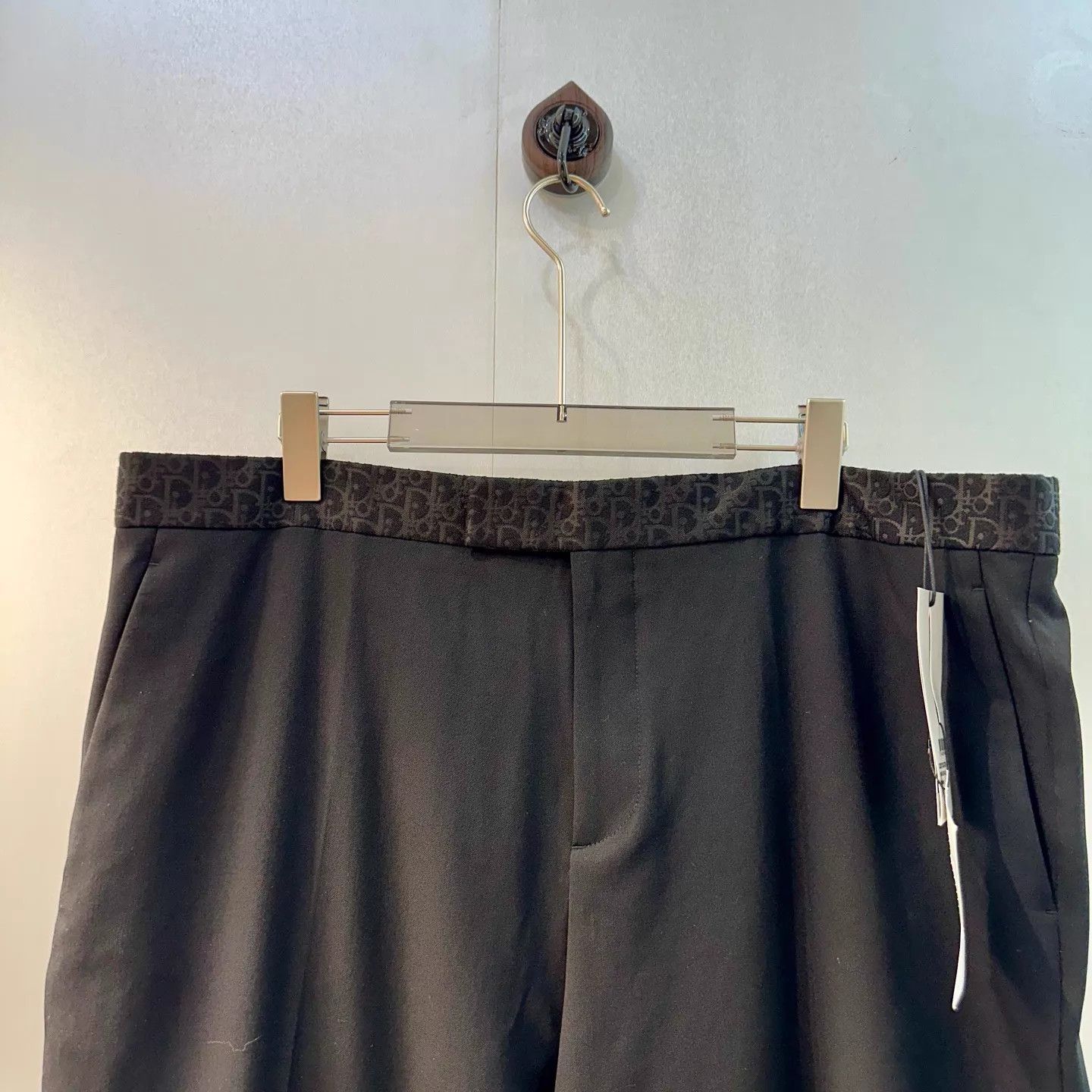 Dior Dior All-over Dark Pattern Tailored Trousers Size US 42 / EU 58 - 3 Thumbnail