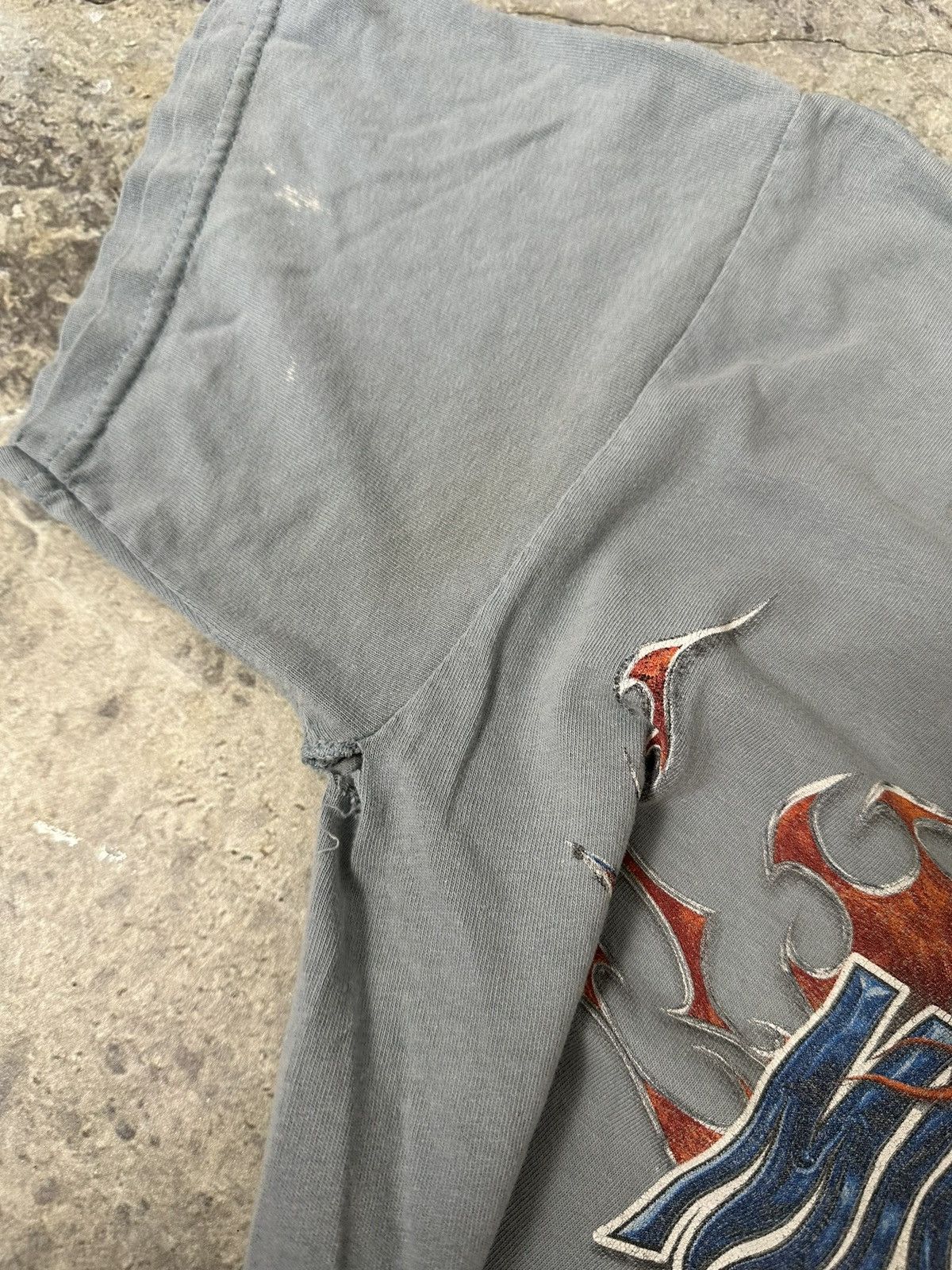 Vintage Vintage Thrashed Brooklyn Bikes Flame Tee Size US M / EU 48-50 / 2 - 8 Thumbnail