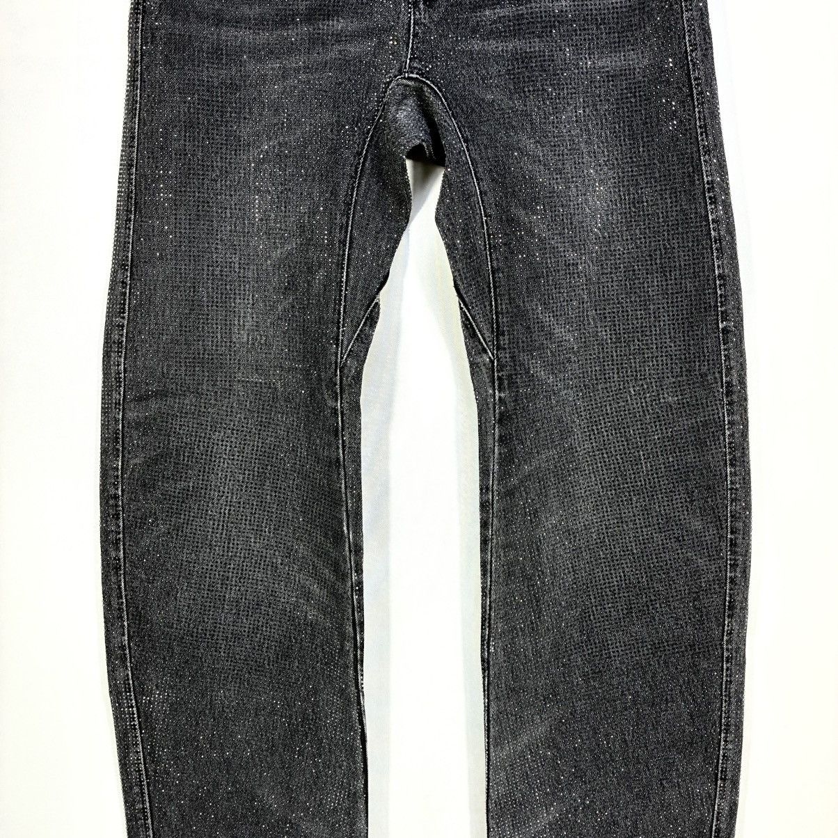 Alexander Wang Alexander Wang Hotfix Crystal Moto Jeans Pants Black Grey 28 Size 28" / US 6 / IT 42 - 21 Thumbnail