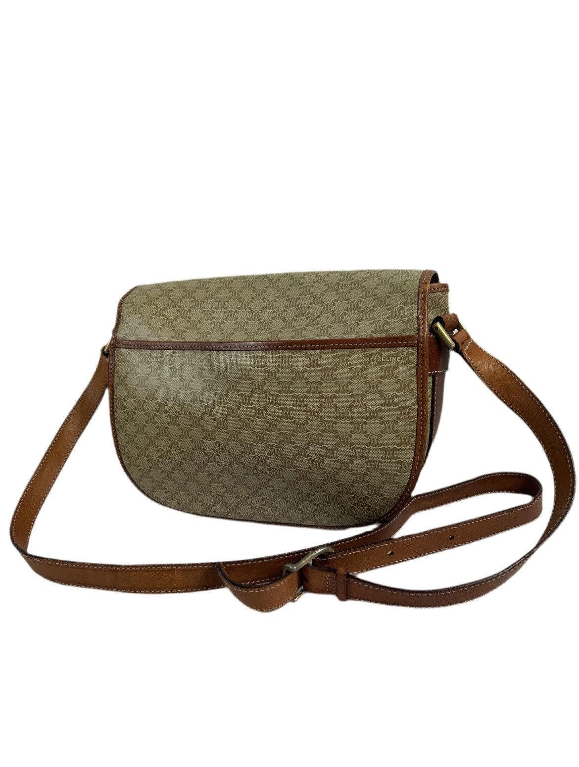 Celine Celine Macadam Leather Crossbody Bag Size ONE SIZE - 2 Thumbnail