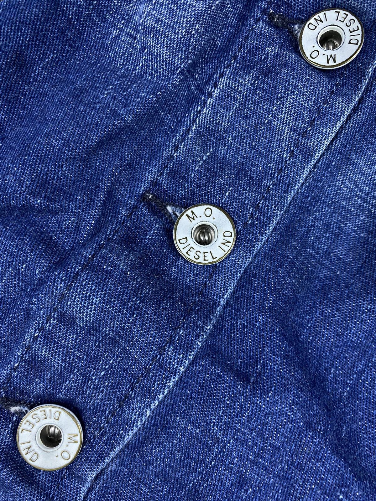 Diesel Vintage Diesel Blue Denim Button Down Dress Style Size XS / US 0-2 / IT 36-38 - 8 Thumbnail