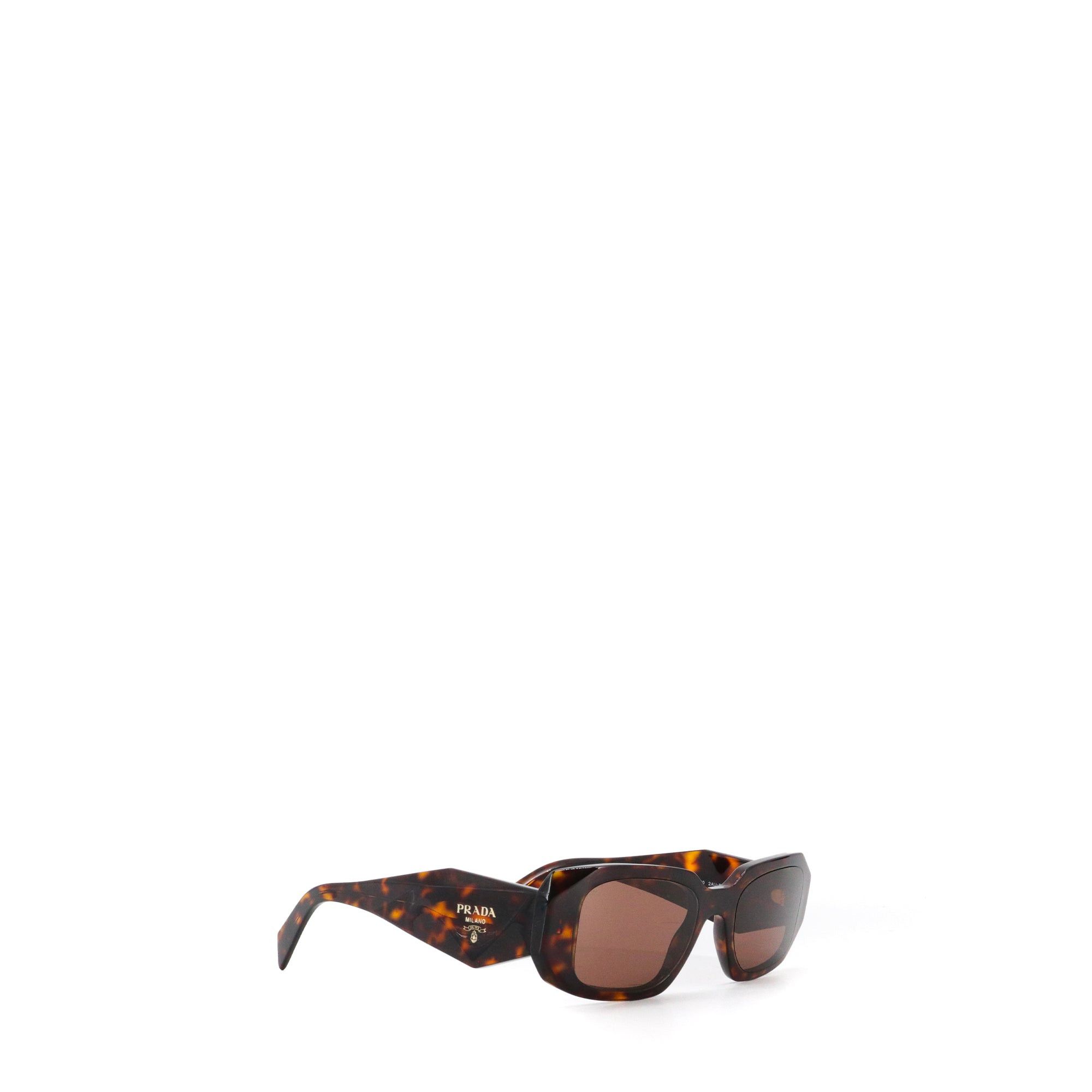 Prada PRADA - Prada brown tortoiseshell plastic sunglasses Size ONE SIZE - 1 Thumbnail