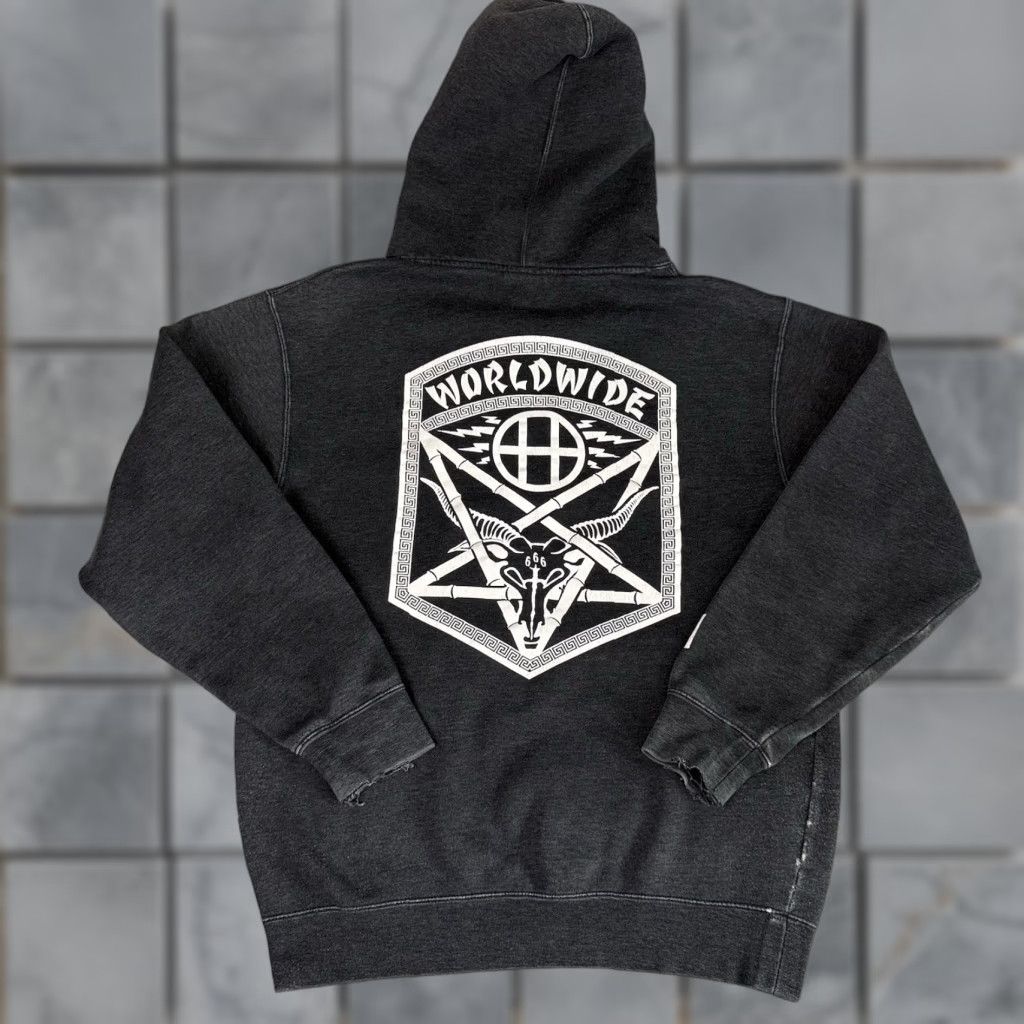 Huf VINTAGE HUF Thrasher Hoodie Adult S Gray Charcoal Heather Asia Tour Skate Rare Size US S / EU 44-46 / 1 - 1 Thumbnail