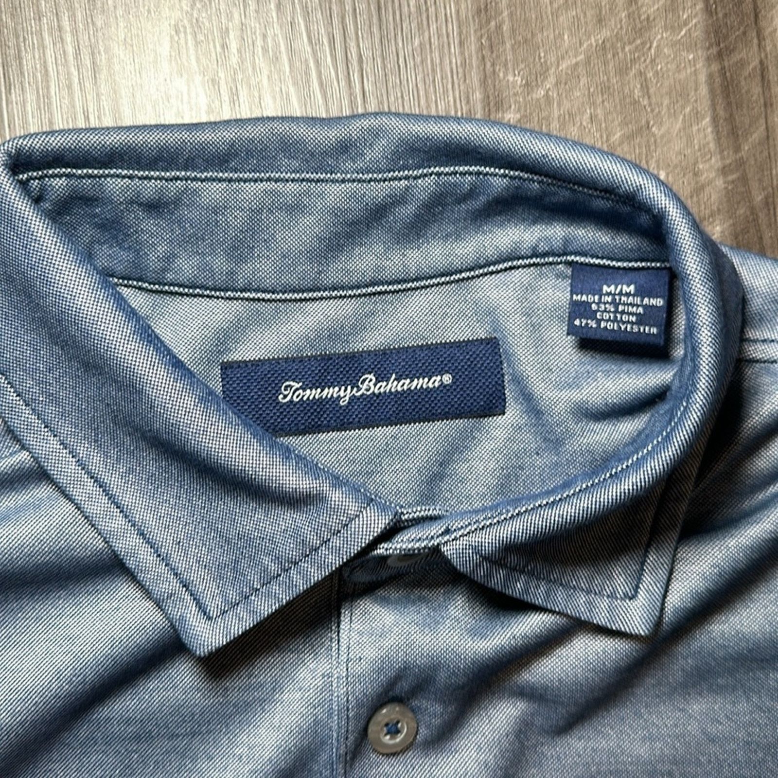 Tommy Bahama Tommy Bahama Pima Cotton Polo - Medium Size US M / EU 48-50 / 2 - 7 Thumbnail