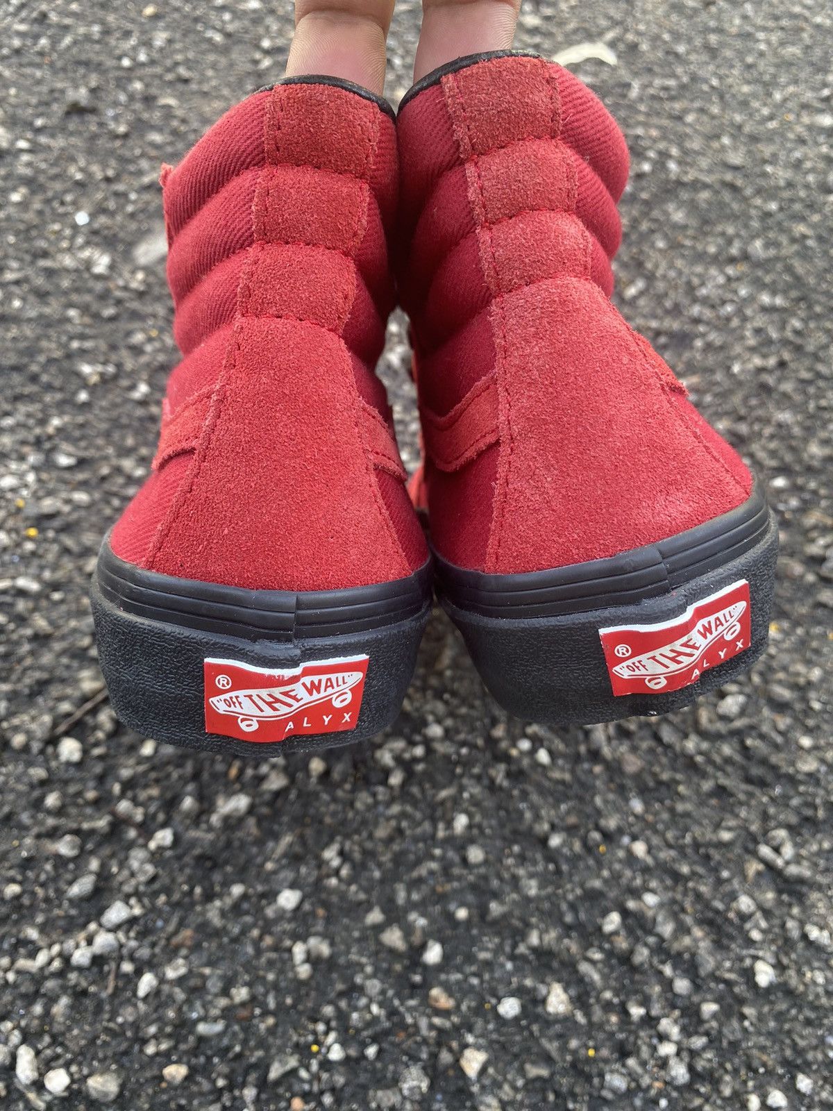 Alyx × Vans Alyx x Vans Sk8-Hi Red Sneakers Size US 8 / EU 41 - 8 Thumbnail