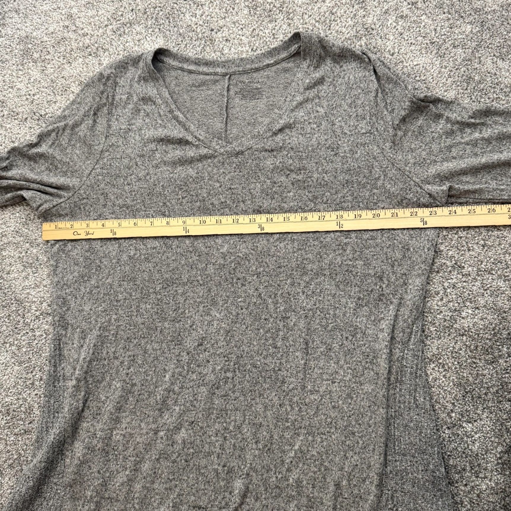 Vintage Lane Bryant Sweater Womens 14/16 Gray Long Sleeve Soft Lightweight Pullover Top Size XL / US 12-14 / IT 48-50 - 3 Thumbnail