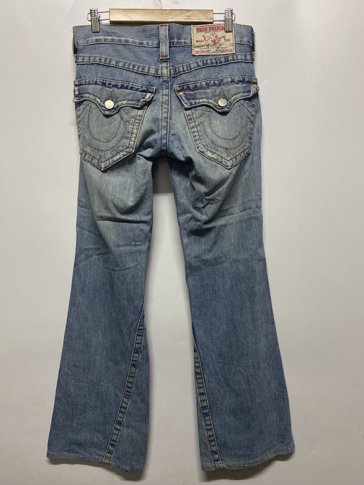 True Religion True Religion Distressed Denim Jeans Bootcut Pant Sec. Joey Size US 32 / EU 48 - 2 Thumbnail