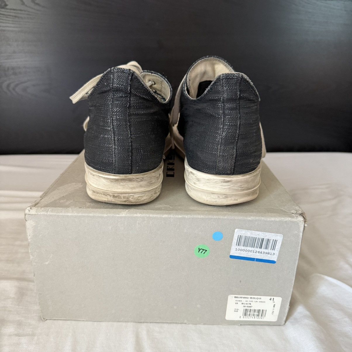 Rick Owens Rick Owens DRKSHDW Ramones So Cunt Low Top Shoes Size US 8 / EU 41 - 6 Thumbnail