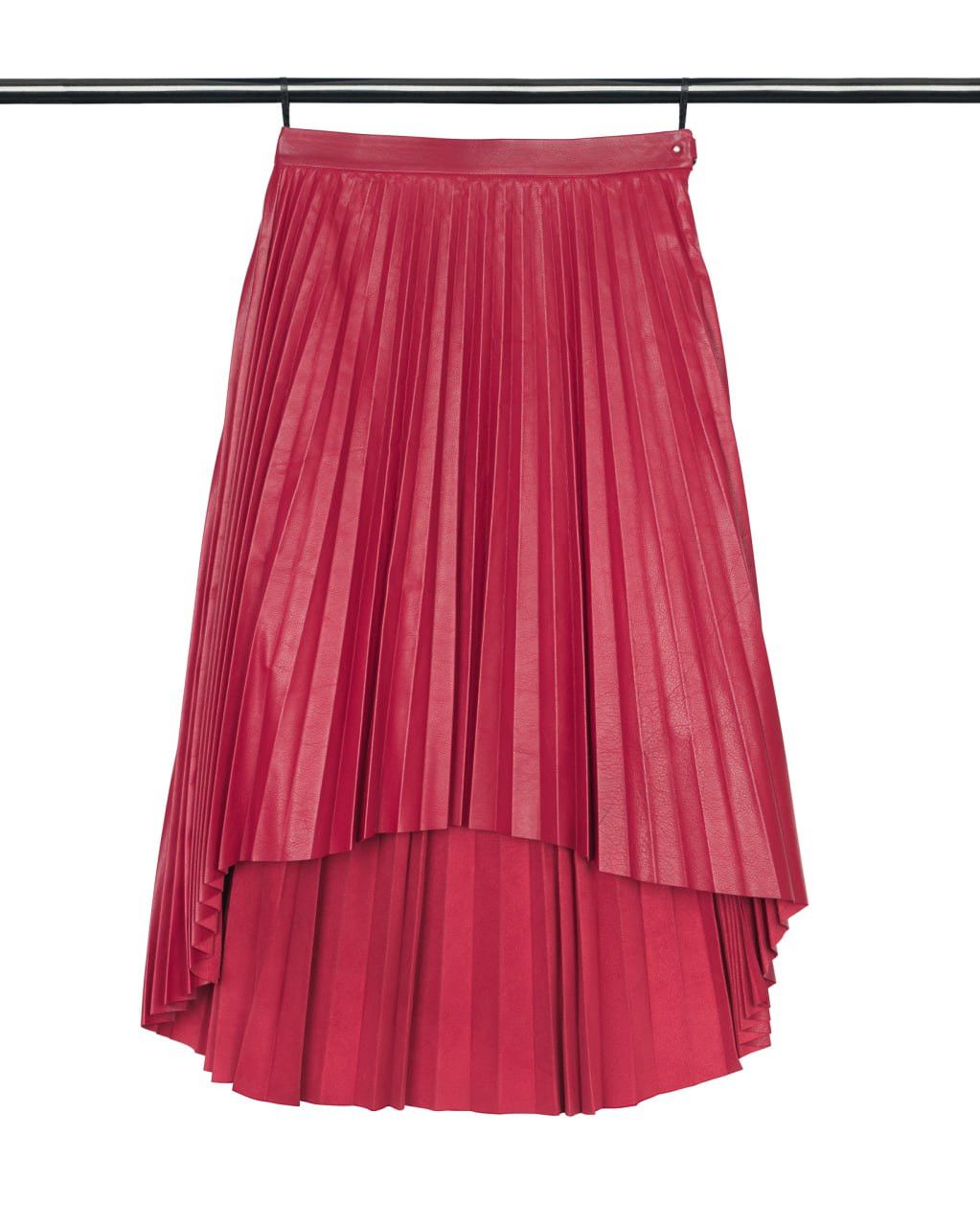 Isaac Sellam Experience ISAAC SELLAM / Leather Pleated Skirt Size 27" / US 4 / IT 40 - 3 Thumbnail