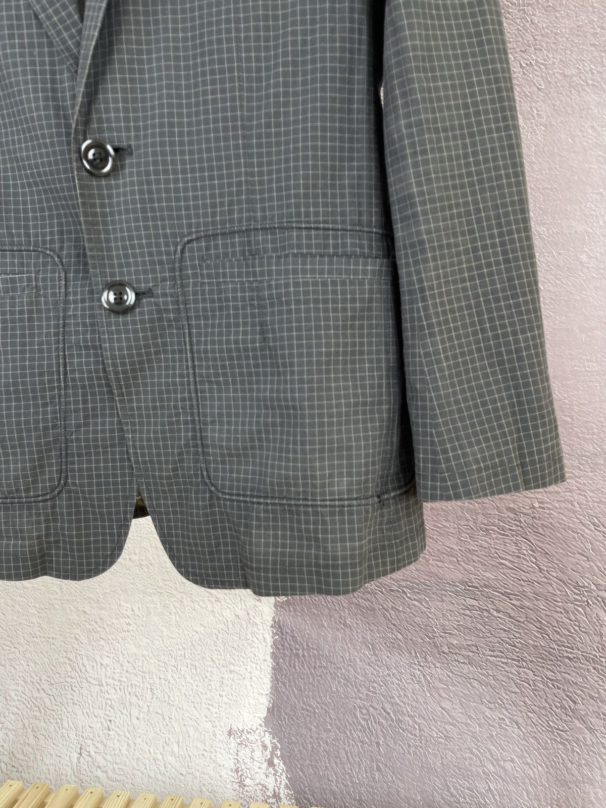 Japanese Brand Undercoverism "We Make Clothes Not Noise" Blazer checkered Size 38R - 5 Thumbnail