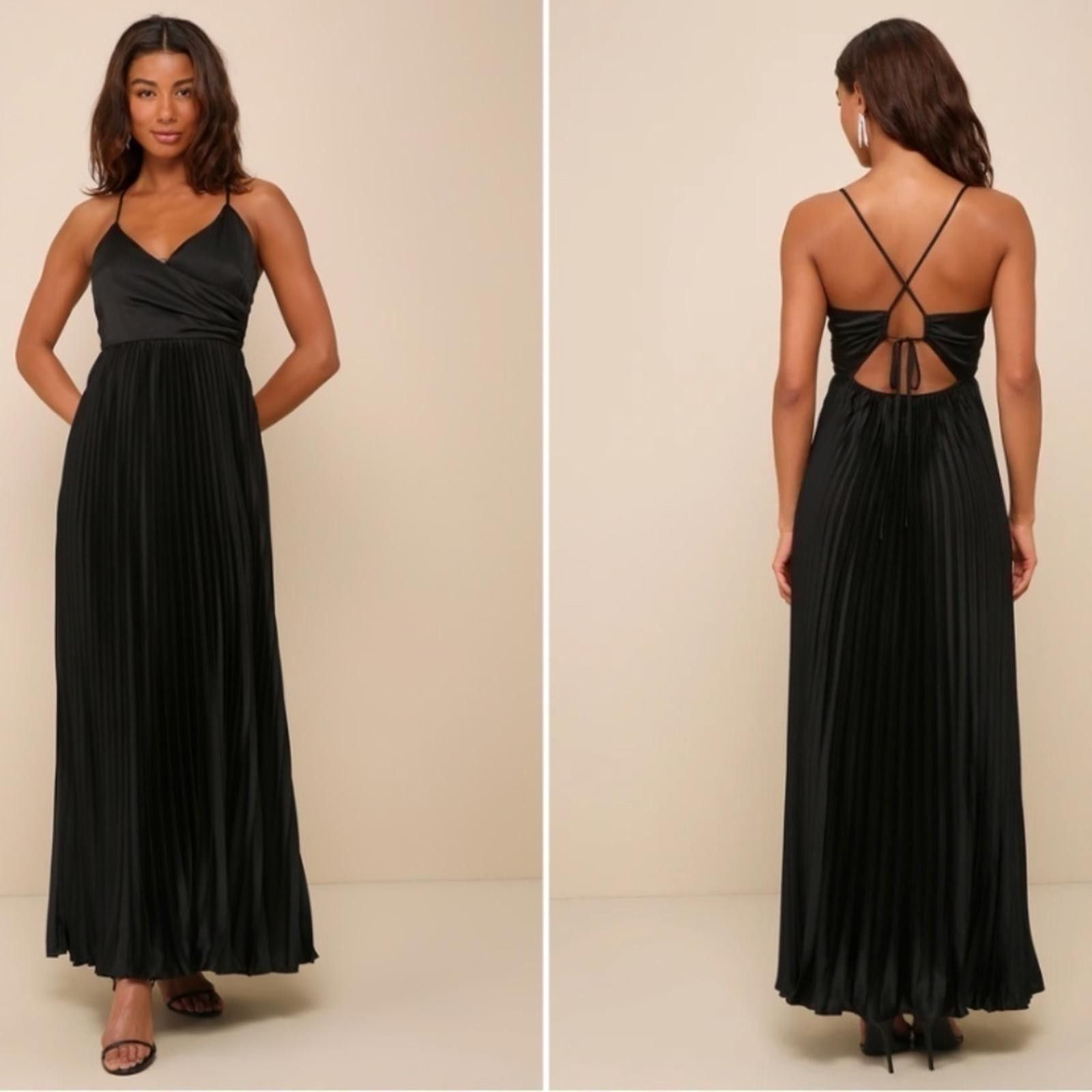Lulus LULUS Prom Wedding Bridesmaid Sexy Elegant Pleated Maxi Size XL / US 12-14 / IT 48-50 - 1 Thumbnail