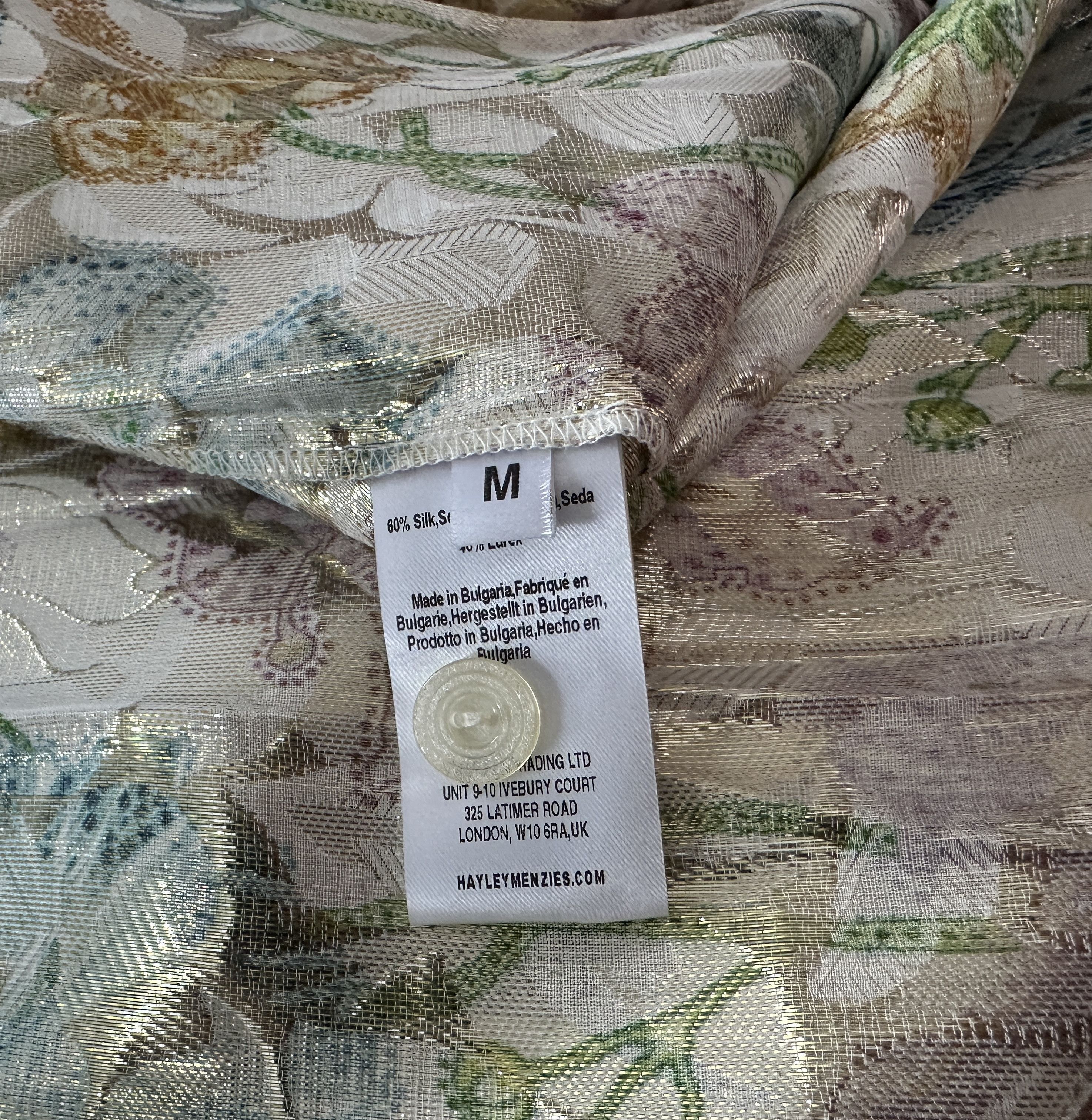 Designer Hayley Menzies silk dress maxi Size M / US 6-8 / IT 42-44 - 8 Thumbnail