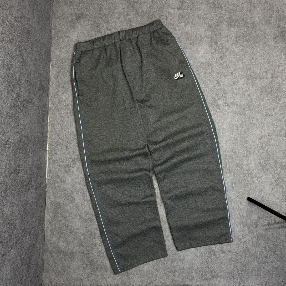 Nike × Vintage Y2K Nike Air Baggy Pants Big Logo Cotton Size US 34 / EU 50 - 1 Thumbnail