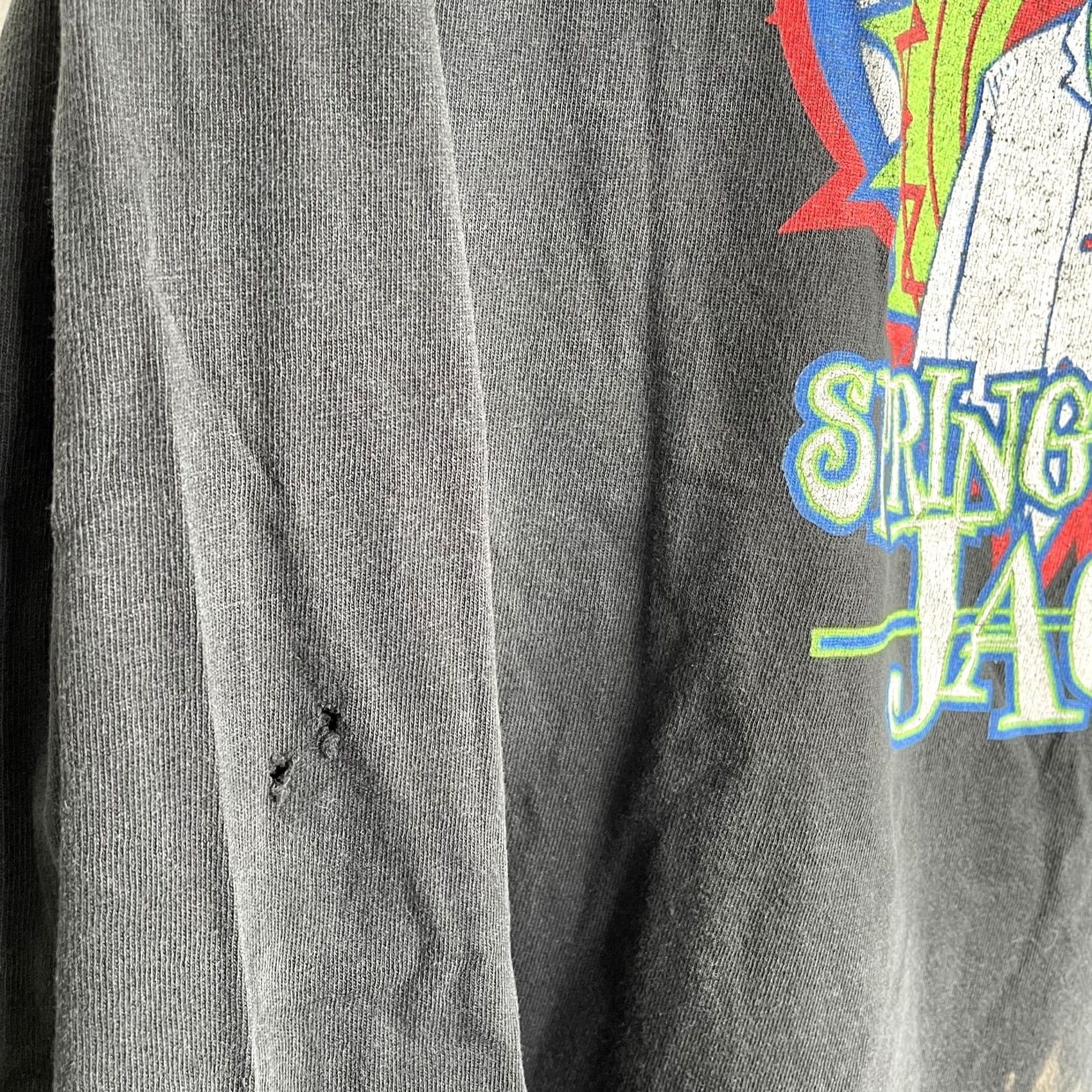 Anvil VINTAGE 90s Spring Heeled Jack Ska Punk Long Sleeve Shirt XL Black Mens Size US XL / EU 56 / 4 - 3 Thumbnail