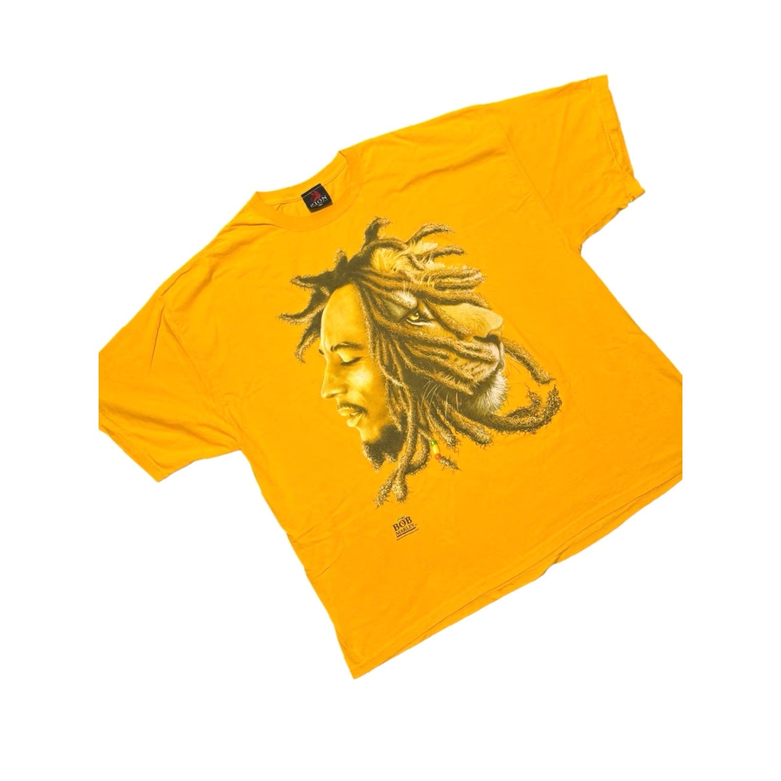 Vintage VINTAGE Bob Marley T Shirt 3XL Zion Rootswear Reggae Rare Yellow Mens Regular Crew Neck Graphic Print 3XL Yellow Bob Marley MPN C-015 Size US XXL / EU 58 / 5 - 3 Thumbnail