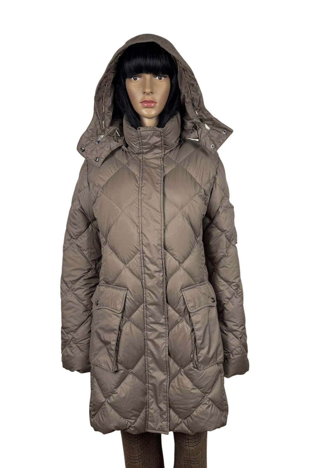 Burberry Burberry Down Puffer Parka Hooded Quilted size L Size L / US 10 / IT 46 - 2 Thumbnail