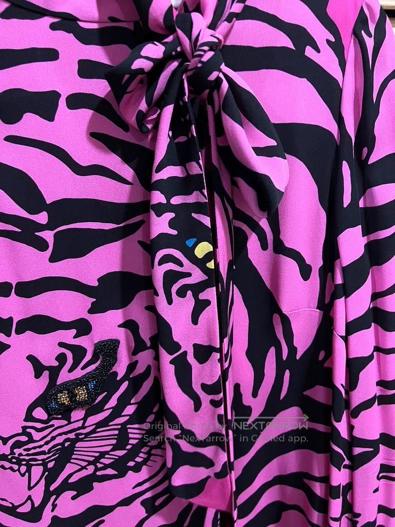 Valentino Valentino Silk tiger dress Size S / US 4 / IT 40 - 9 Thumbnail