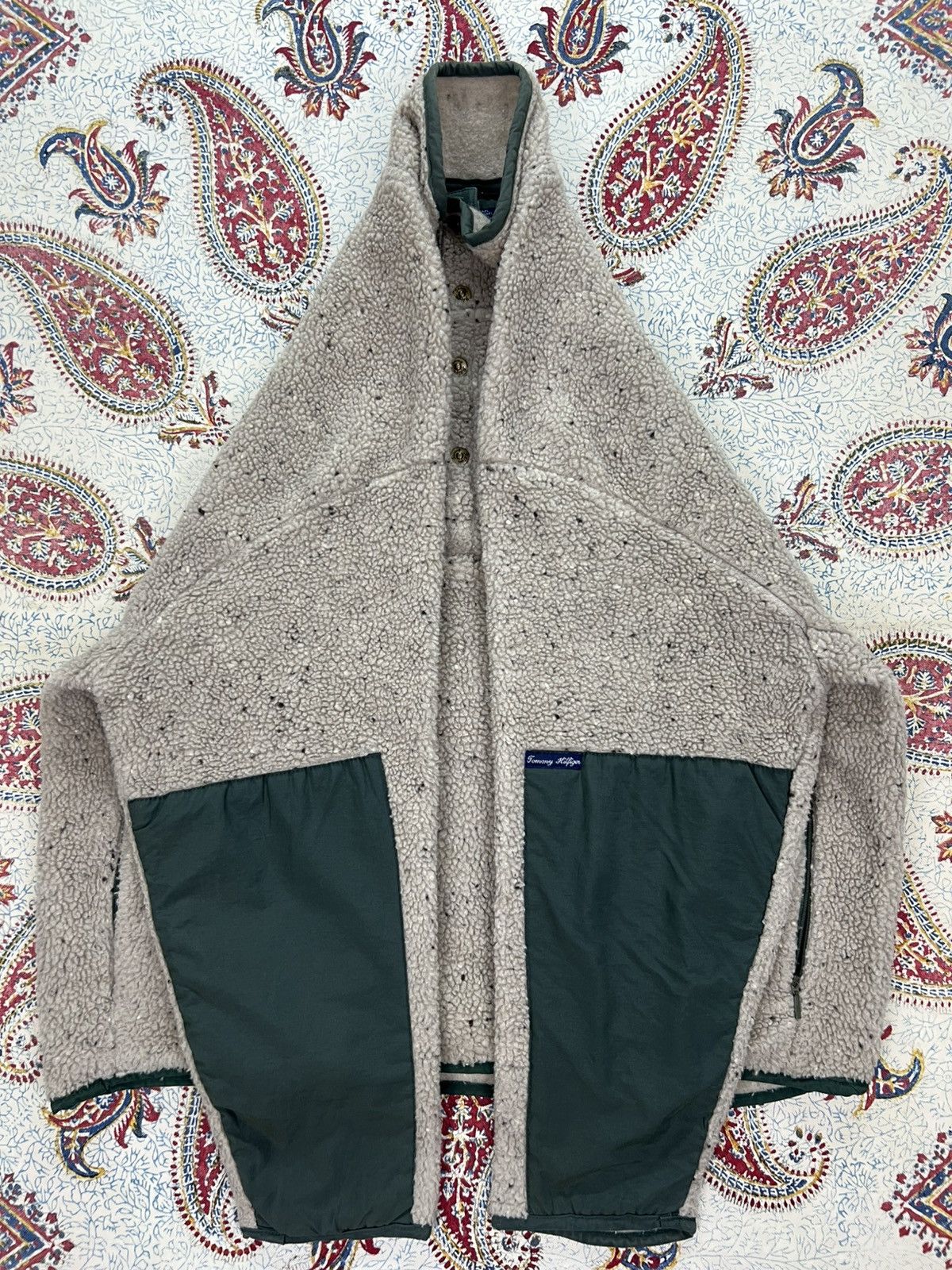 Tommy Hilfiger Tommy Hilfiger Sherpa Fleece Pullover Jacket Size US L / EU 52-54 / 3 - 6 Thumbnail