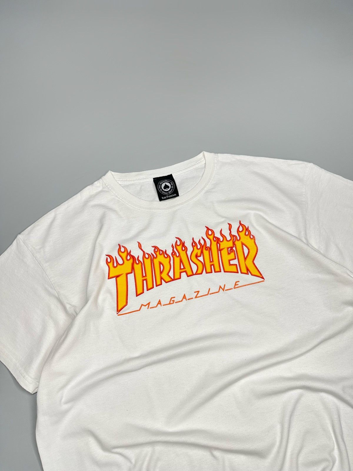 Thrasher Vintage Y2k Thrasher Tee Streetwear Size US XL / EU 56 / 4 - 2 Thumbnail