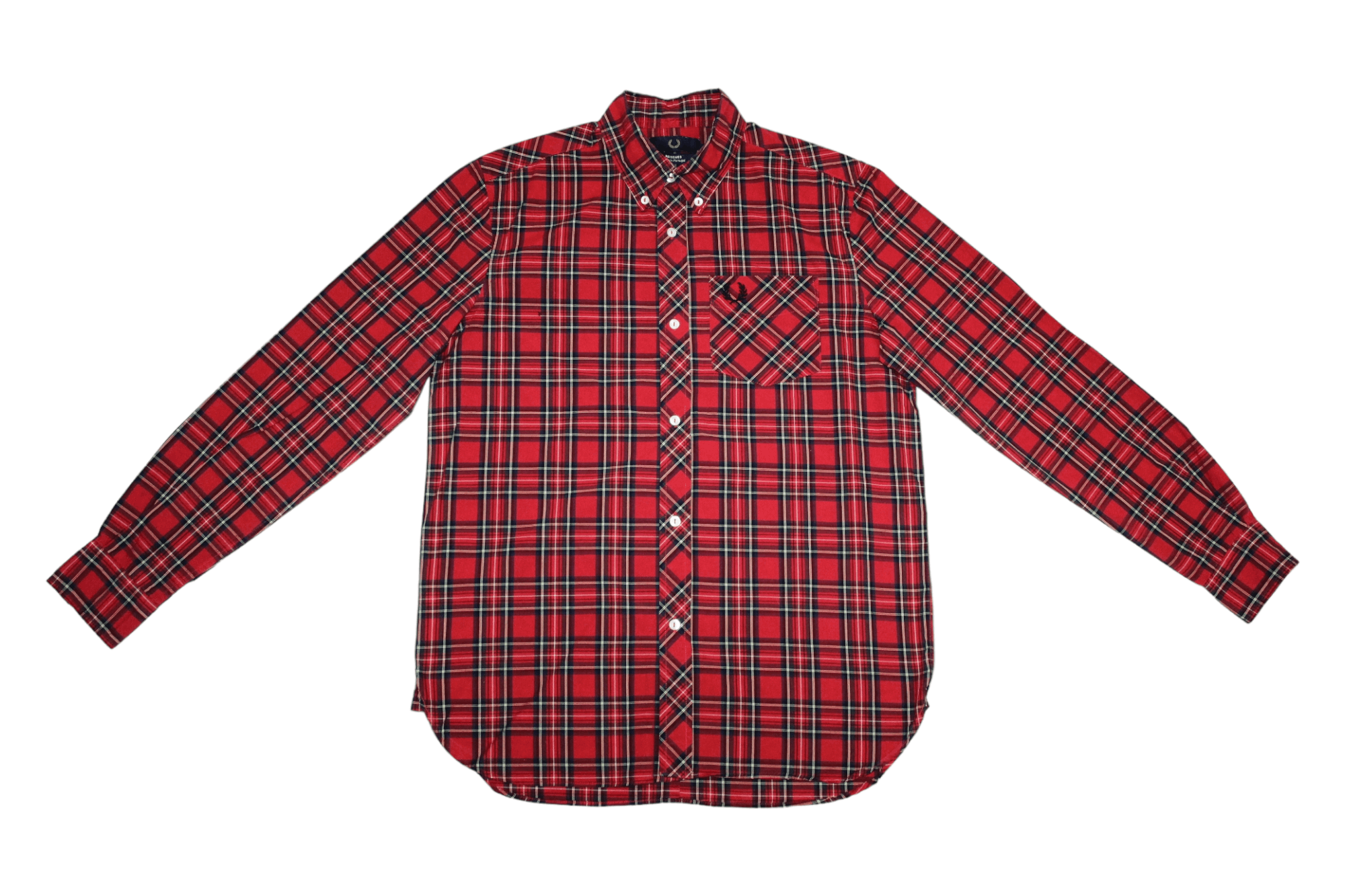 Fred Perry 💥Fred Perry Reissues Logo Embroided Iconic Tartan Shirt Size US S / EU 44-46 / 1 - 2 Thumbnail
