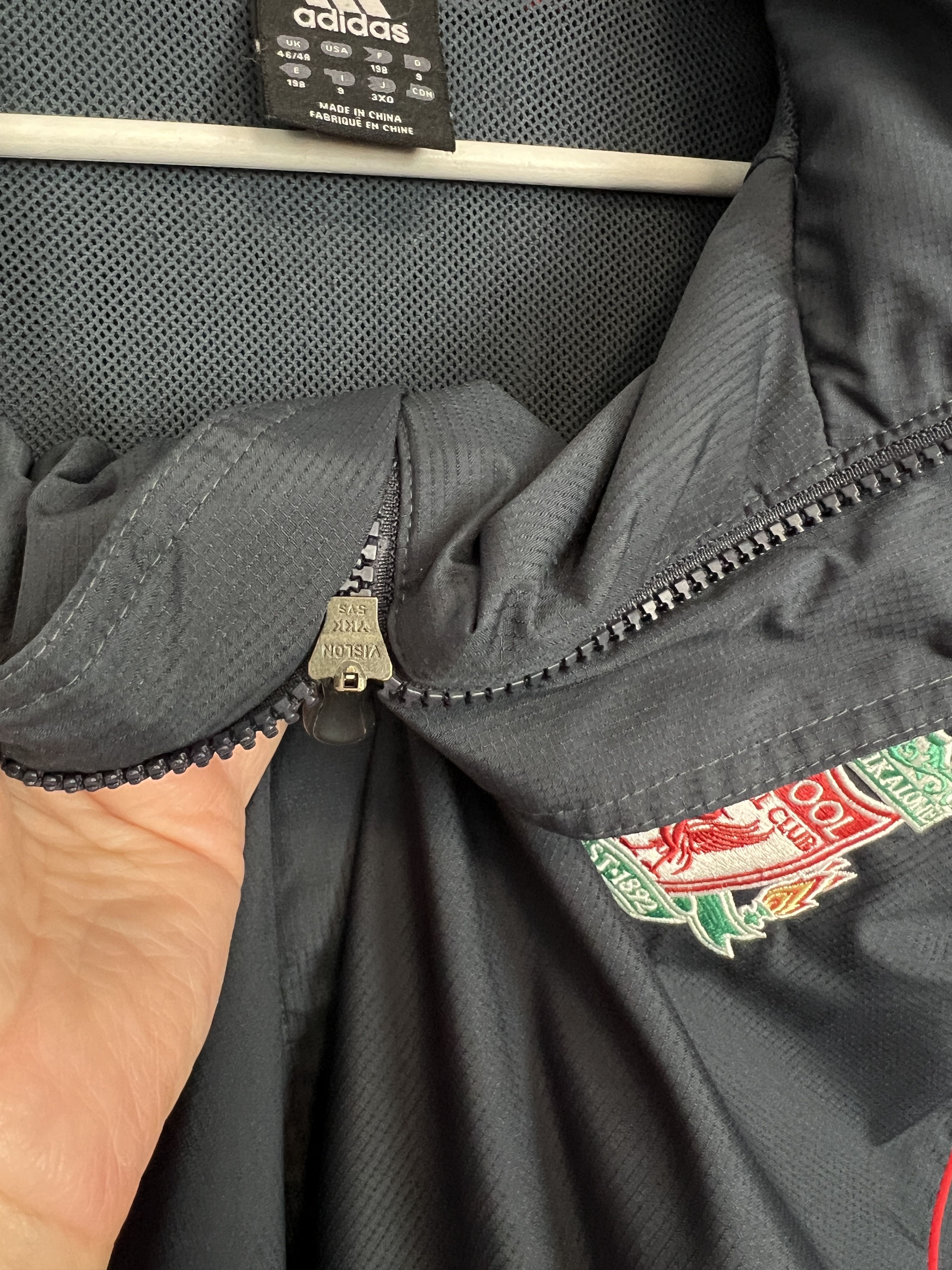 Adidas Vintage Adidas Liverpool Football Jacket Soccer Track Top Size US XL / EU 56 / 4 - 5 Thumbnail