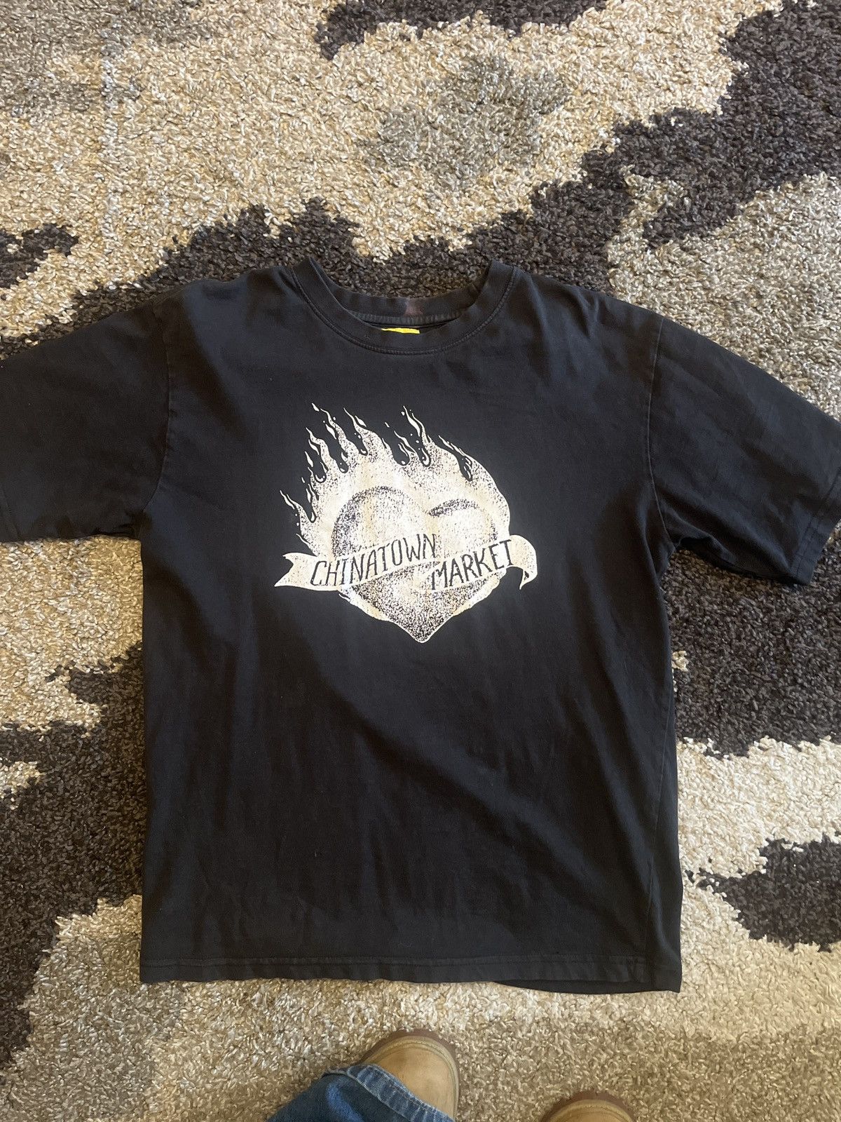 Other Chinatown Market flaming heart tee Size US M / EU 48-50 / 2 - 1 Thumbnail