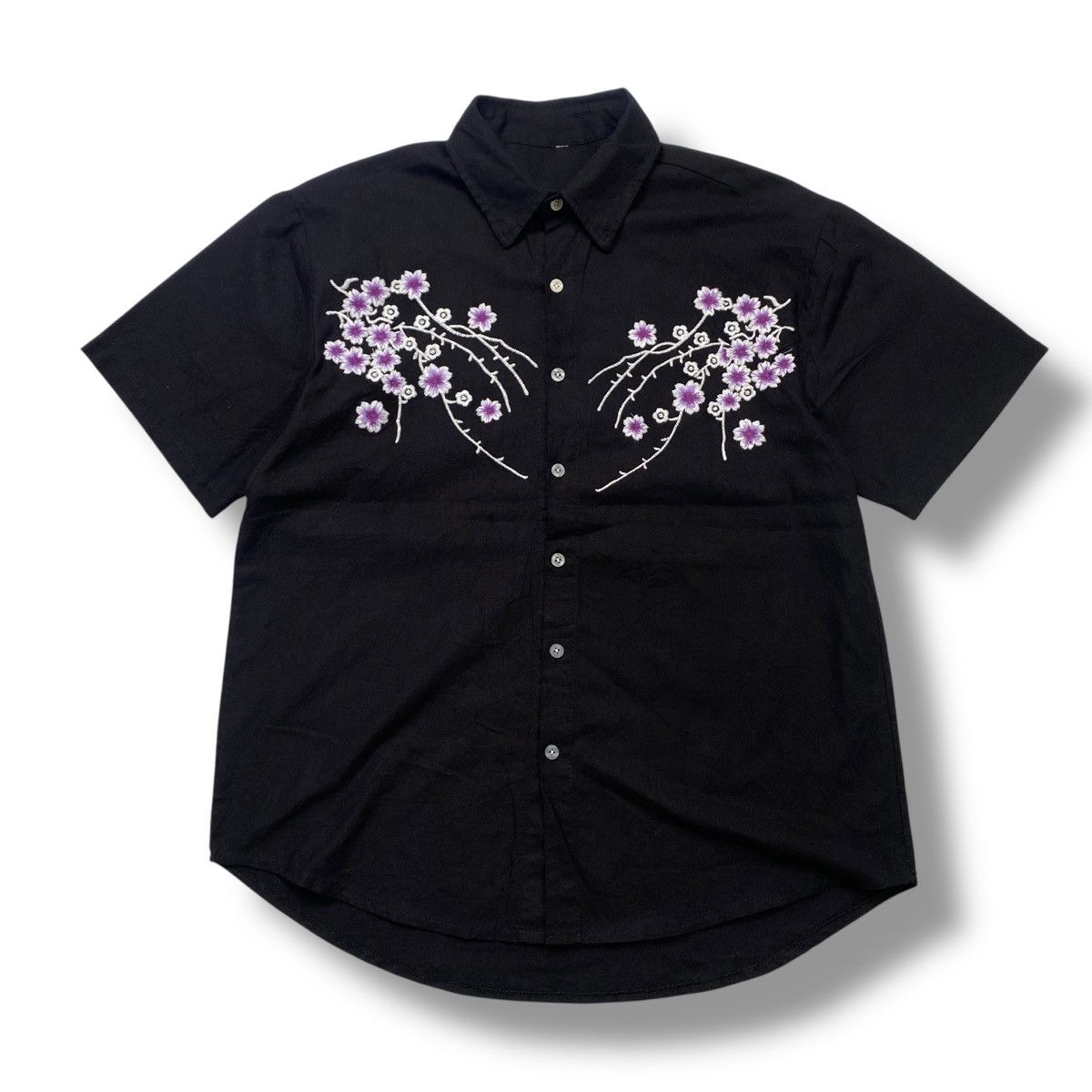 Other Vintage Handmade Flower Embroidery button shirt Size US M / EU 48-50 / 2 - 1 Thumbnail