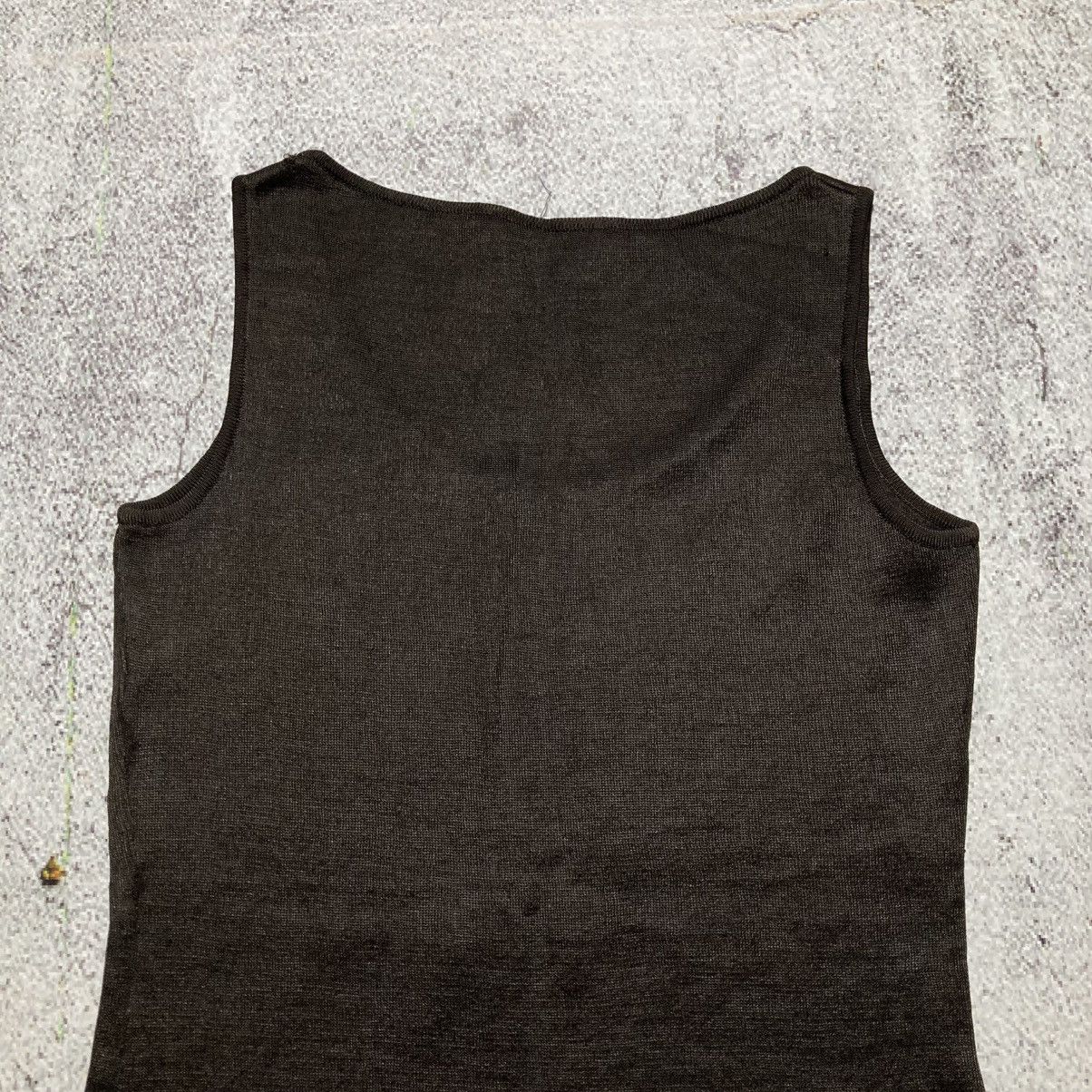 Salvatore Ferragamo 🇮🇹 Salvatore Ferragamo Tank Top Brown Made In Italy Luxury Size US XS / EU 42 / 0 - 9 Thumbnail