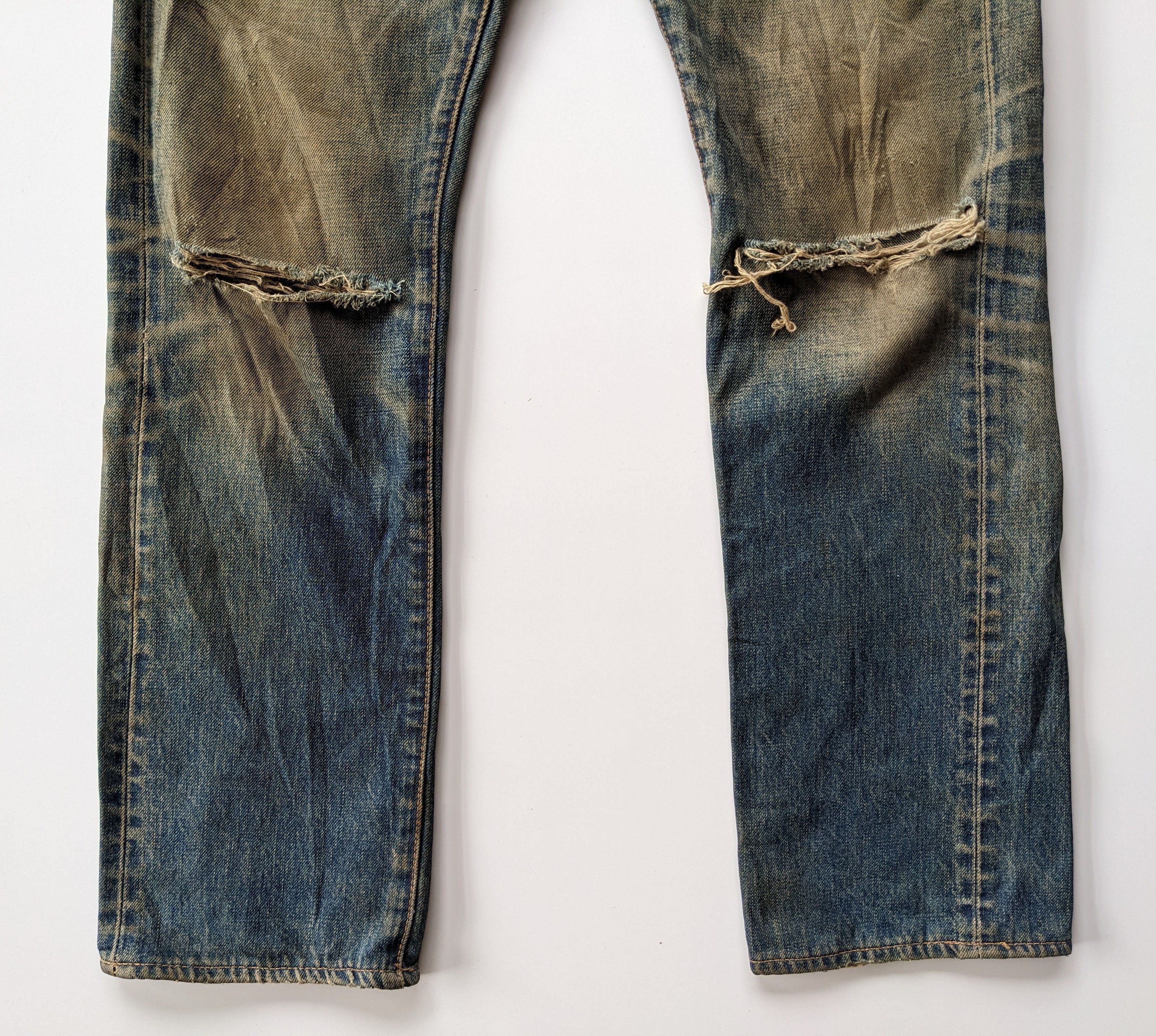 Denime Denime rusty distressed selvedge jeans Size US 31 - 5 Thumbnail