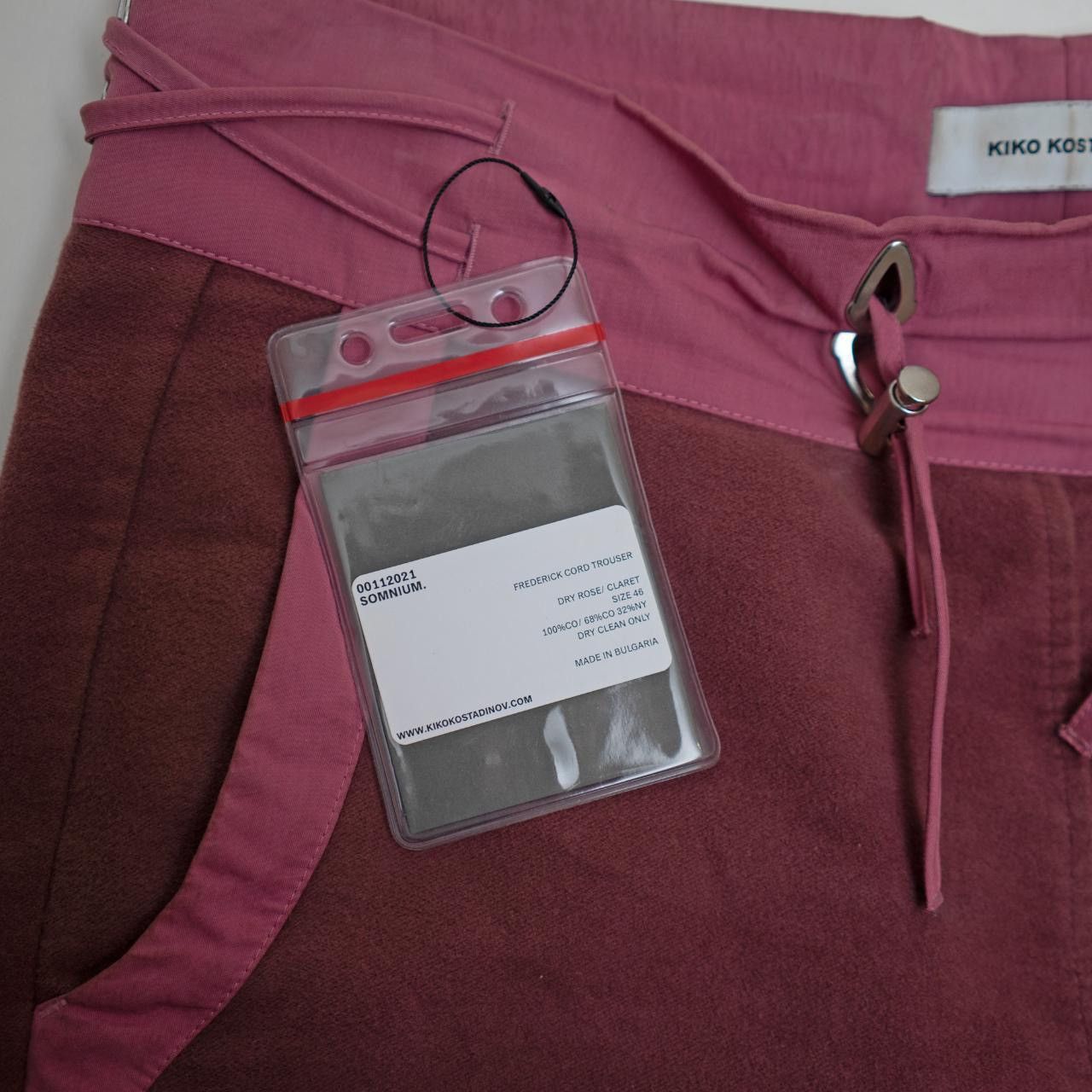 Kiko Kostadinov Fall 2021 Frederick Cord Trouser (rose) Size US 32 / EU 48 - 4 Thumbnail