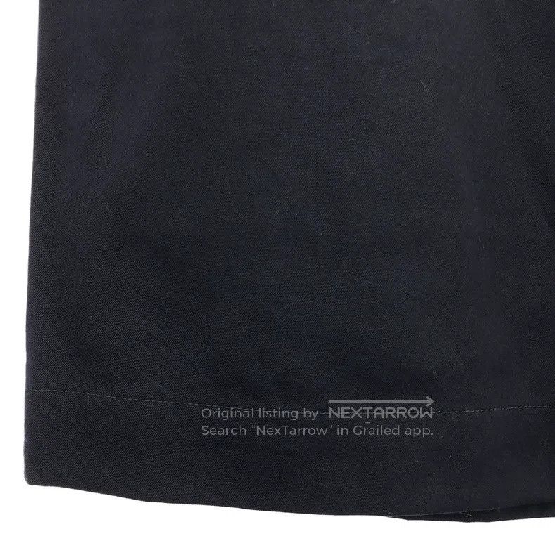 Comme des Garcons Comme Des Garcons size S Navy blue wool loose straight leg Size 23" - 4 Thumbnail