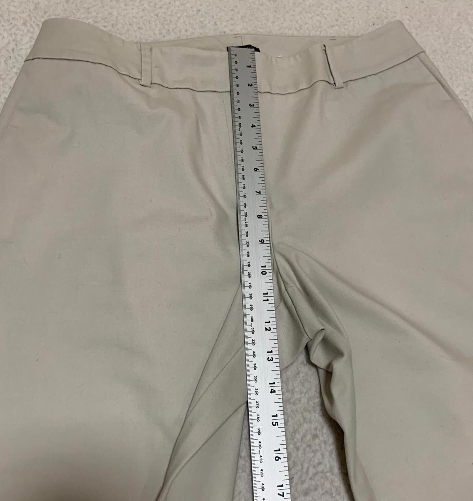 Other Ann Taylor Factory Petite Women's Trousers Size 12P Beige Size 34" / US 12 / IT 48 - 8 Thumbnail