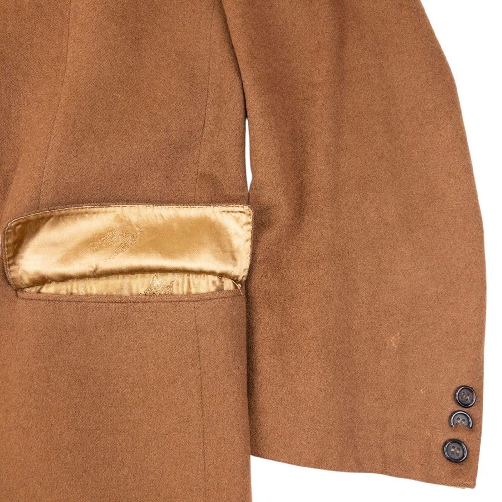 Burberry Vintage 90s Burberry Cashmere Longline Jacket Size XL Size US XL / EU 56 / 4 - 6 Thumbnail
