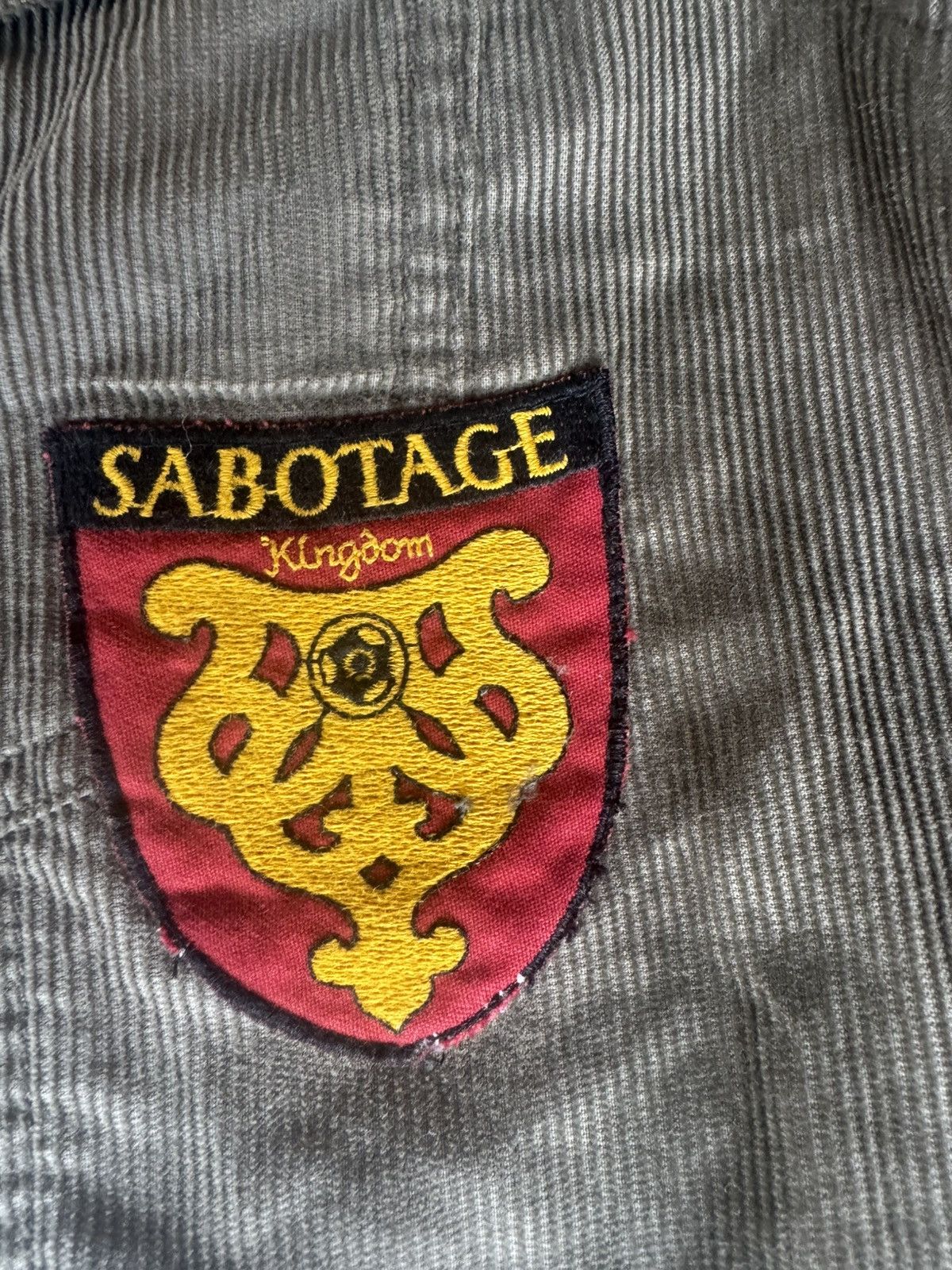Walter Van Beirendonck Sabotage Cord Trucker Jacket — 1990s / NOS with Tag Size US L / EU 52-54 / 3 - 5 Thumbnail