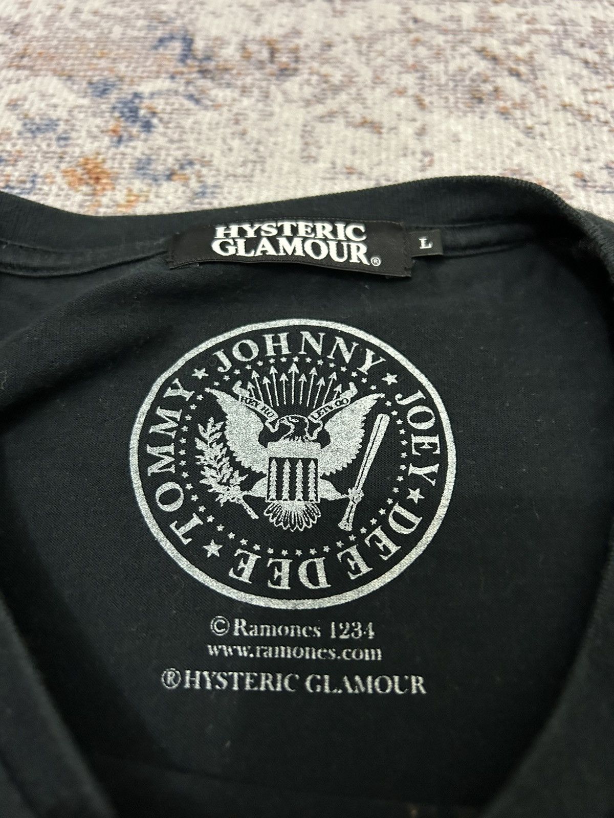Hysteric Glamour X Ramones Punk 1978 Long Sleve