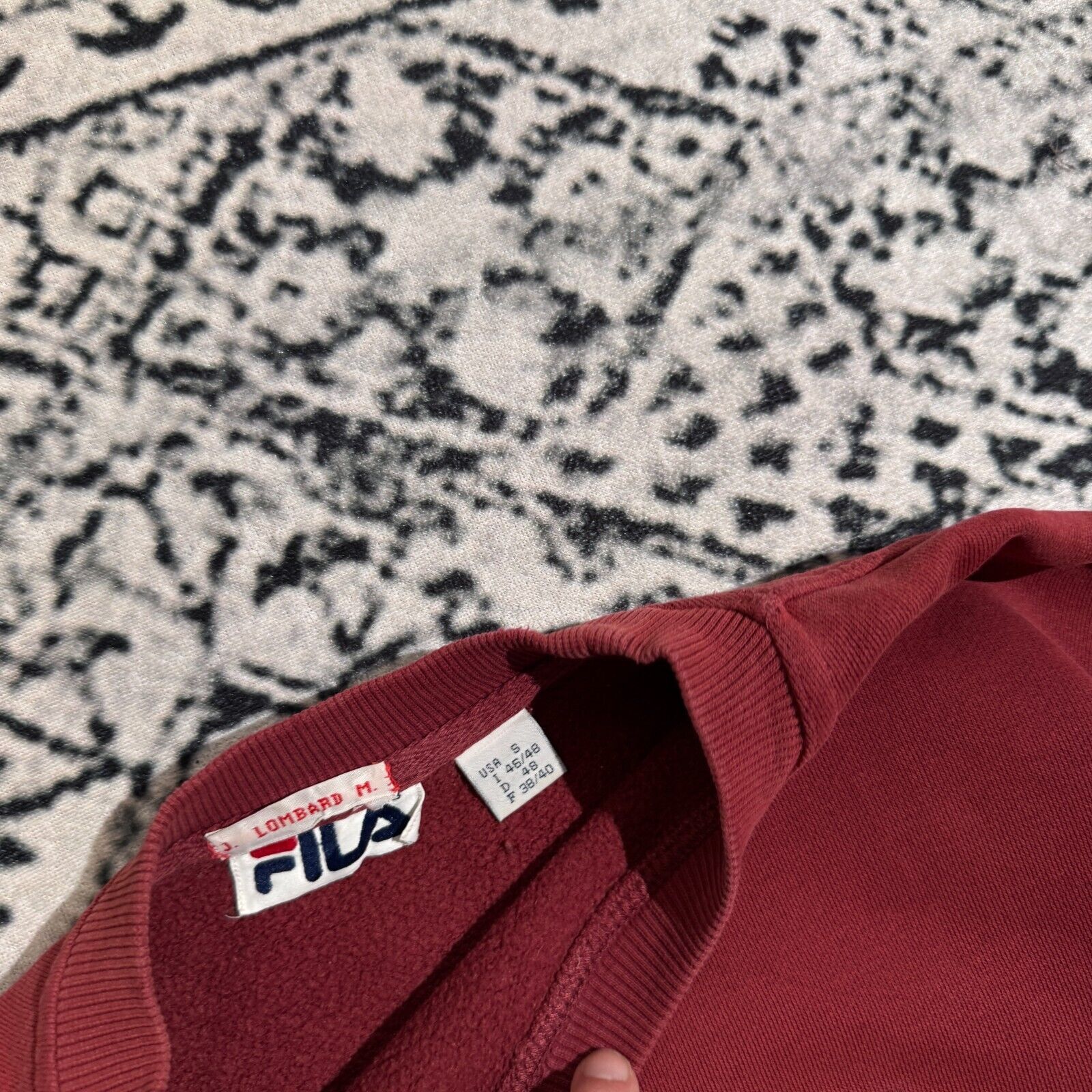 Fila × Vintage Fila Unisex Red Cotton Sweatshirt Size S Vintage Logo Size US S / EU 44-46 / 1 - 8 Thumbnail