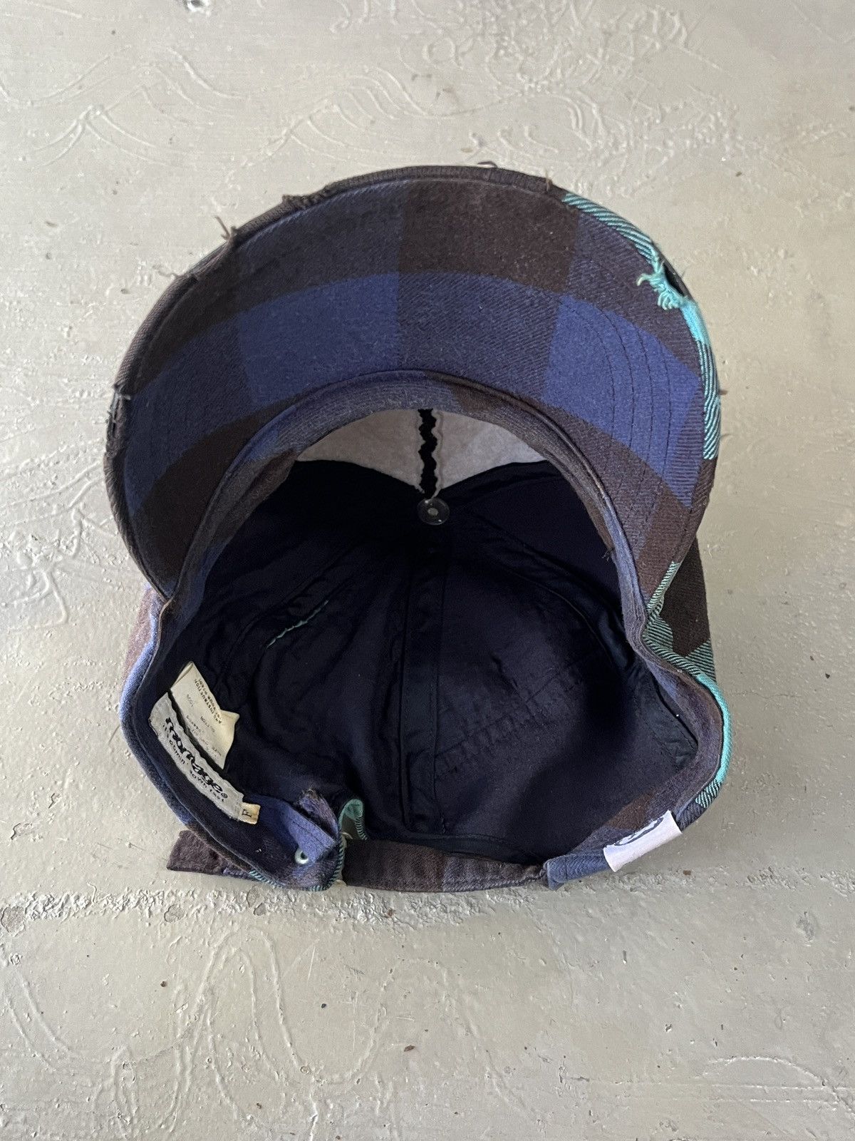 Hysteric Glamour RARE MONTAGE PATCHWORK DISTRESSED CAP KAPITAL STYLE Size ONE SIZE - 13 Thumbnail