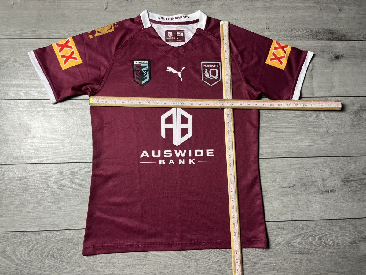 Canterbury of New Zealand Puma QLD Maroons State Of Origin NRL On Field Jersey Size US M / EU 48-50 / 2 - 5 Thumbnail