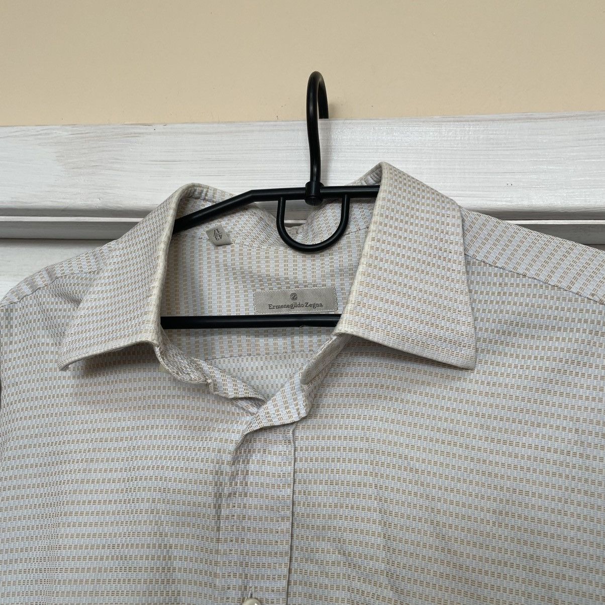 Ermenegildo Zegna Ermenegildo Zegna Shirt 43/17 old money luxury Size US XL / EU 56 / 4 - 2 Thumbnail