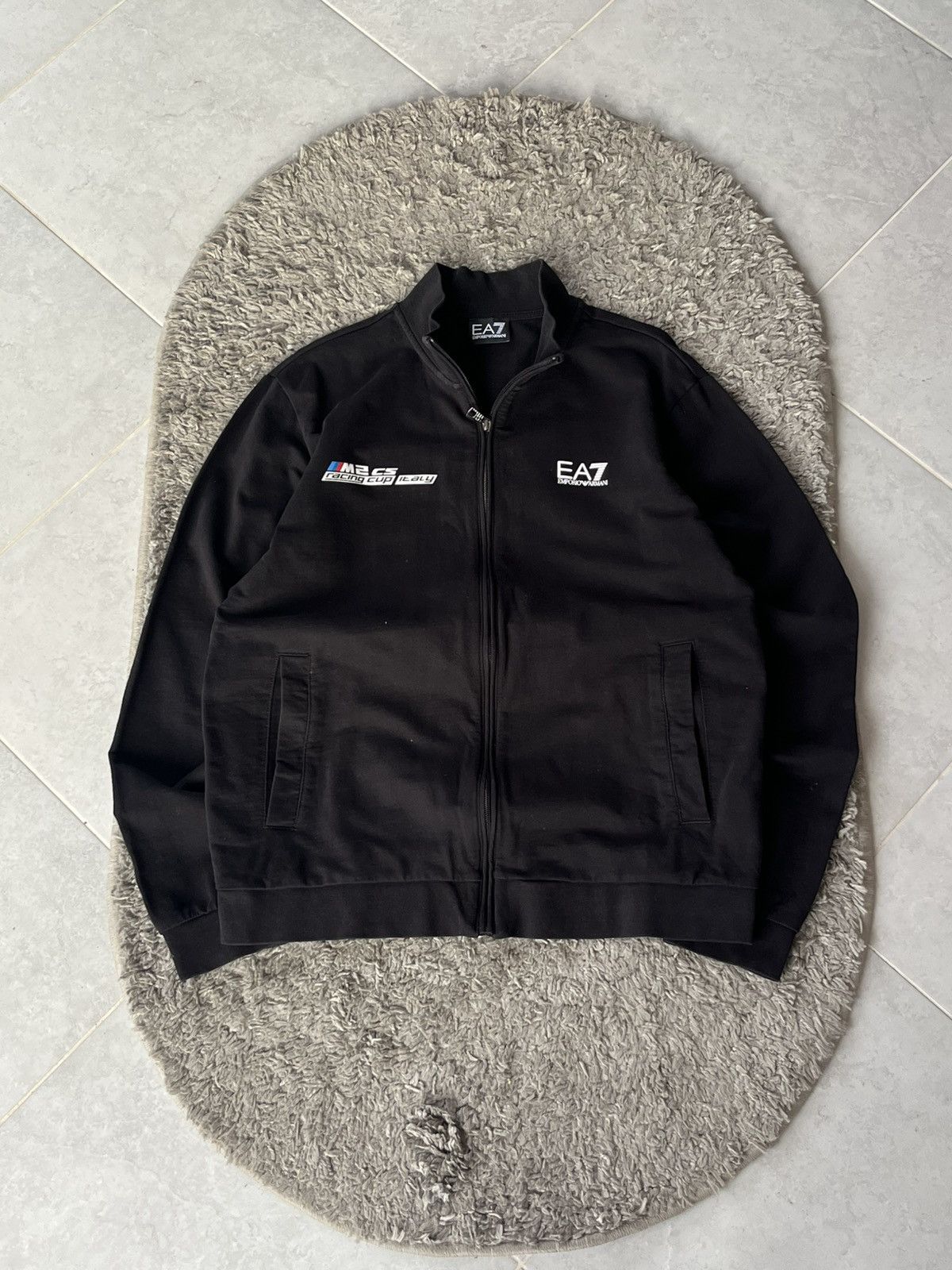 Emporio Armani Vintage Zip Emporio Armani BMW M2 CS Big Logo Y2K Style Size US L / EU 52-54 / 3 - 1 Thumbnail